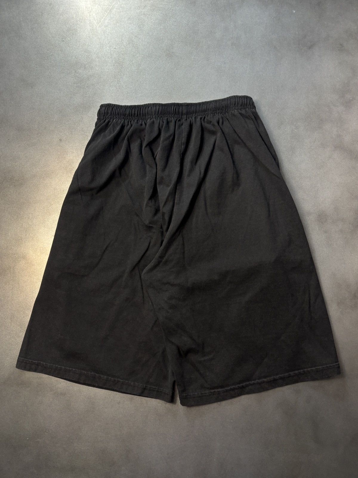 Actual Pain × Vintage 1990s Pain Shorts Vintage Drawstring Cotton Black Summer Med Size US 30 / EU 46 - 5 Thumbnail