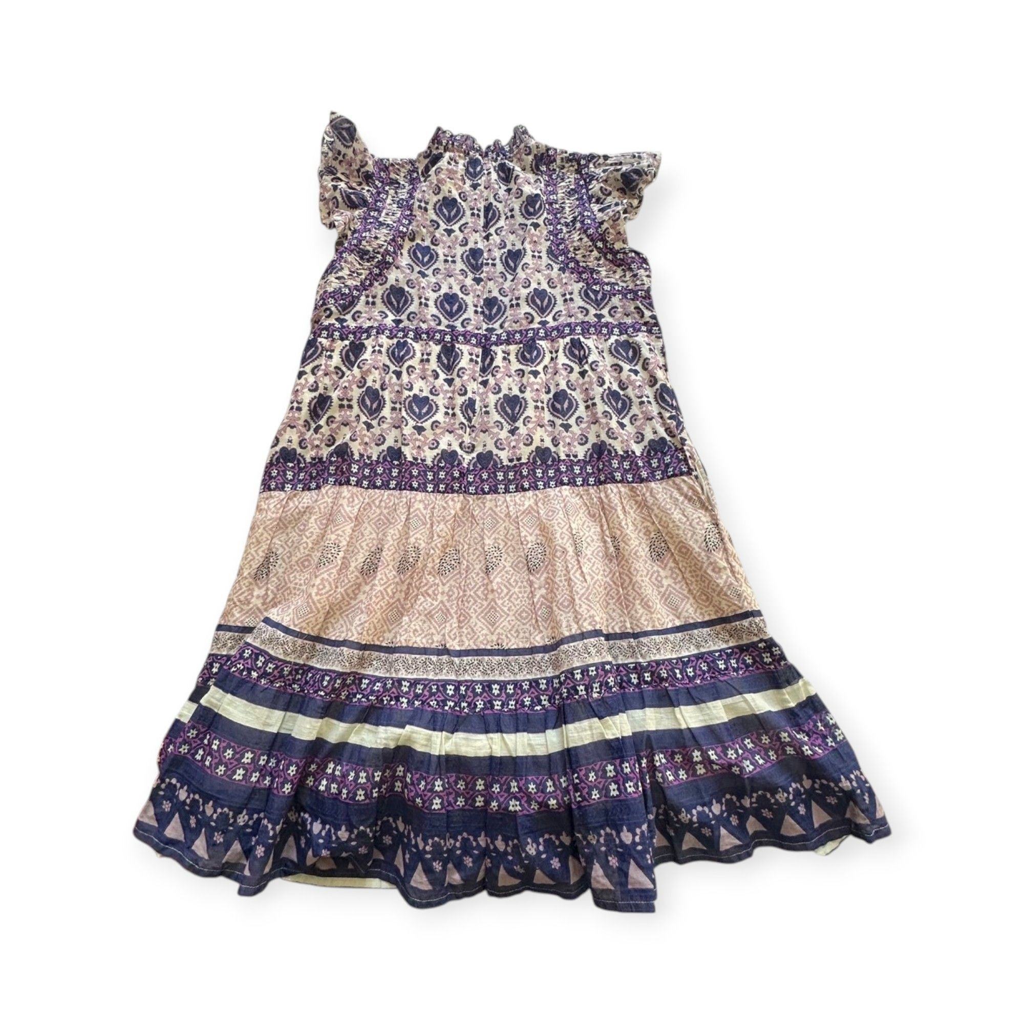 Sea New York Sea New York Violet Border Print Mini Dress S NWT Cotton Size S / US 4 / IT 40 - 5 Thumbnail