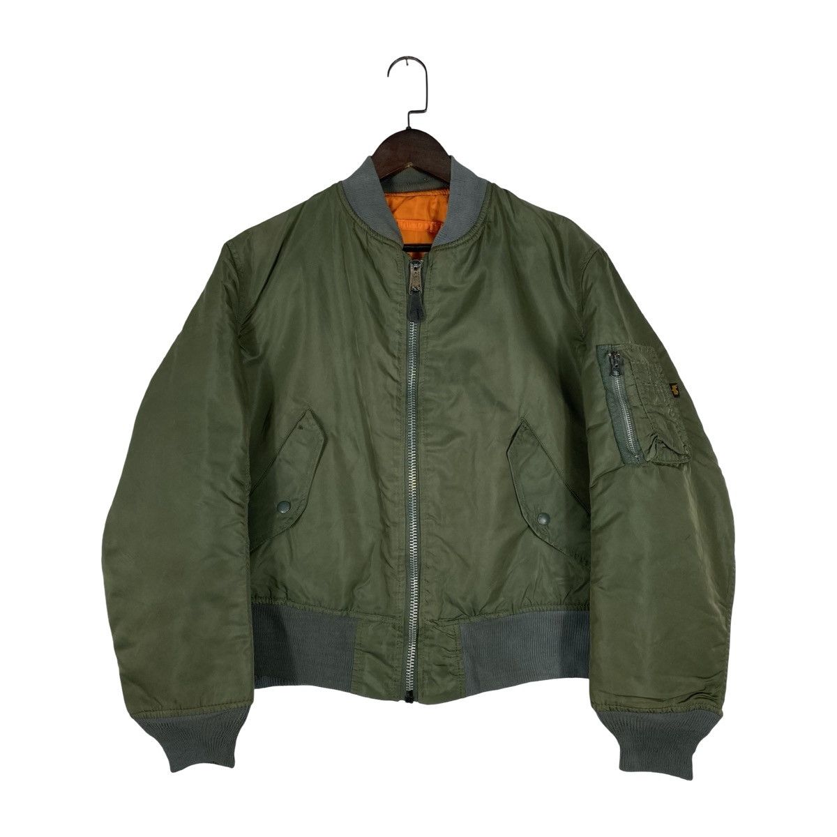 Alpha Industries × Nike MA-1 Anarchy Bomber Jacket | Grailed