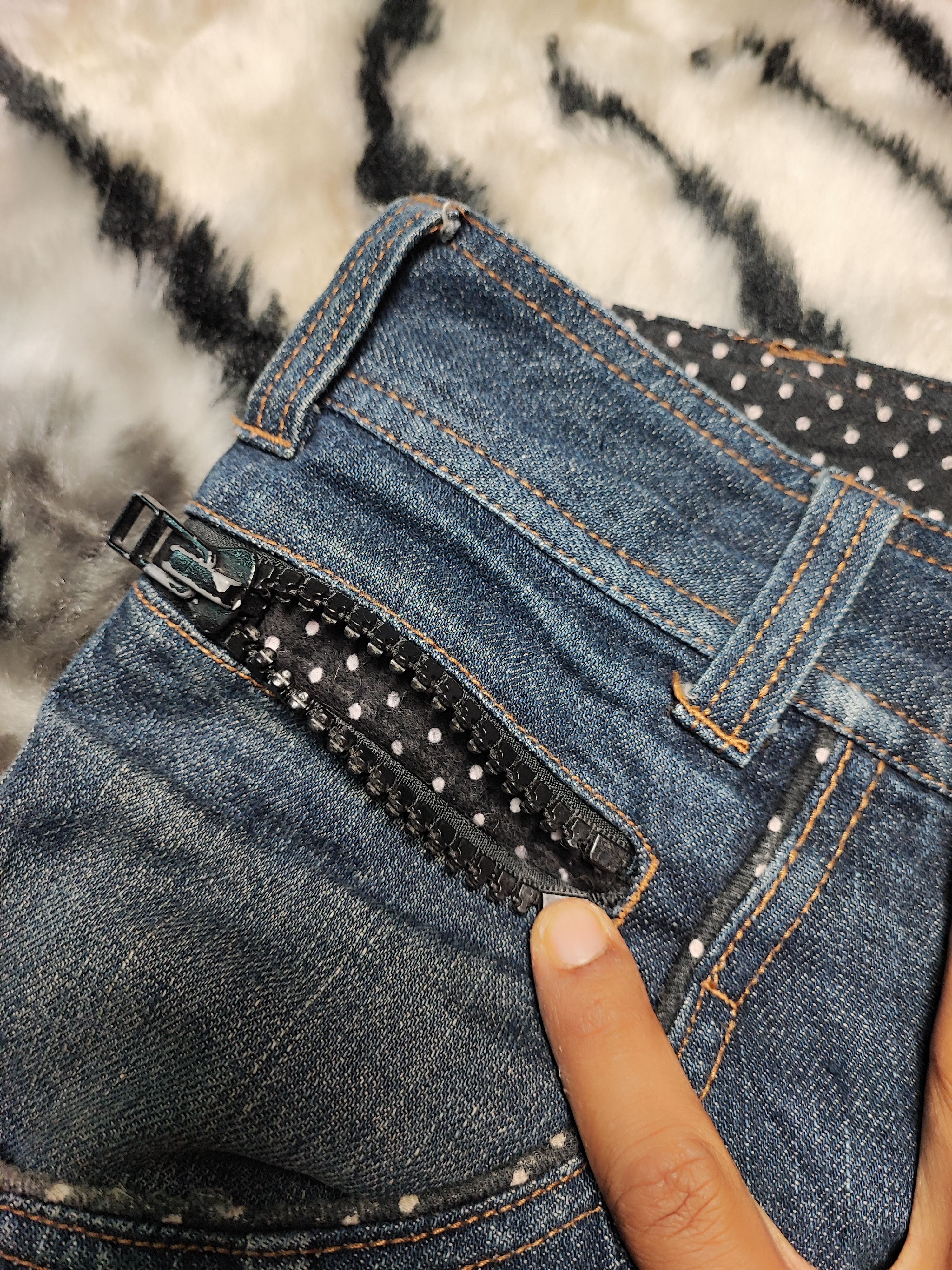 Japanese Brand Double Waist Rimaster Twist Leg Jeans Size US 36 / EU 52 - 6 Thumbnail