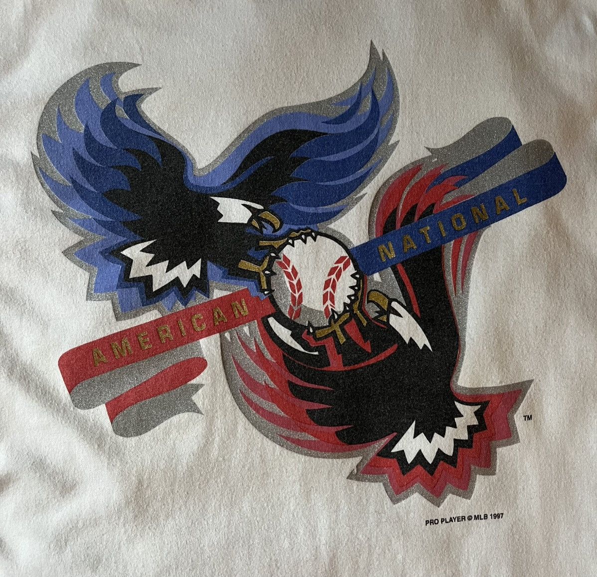 MLB × Pro Player × Vintage Vintage 1997 MLB American/National Pro Player T shirt XL Size US XL / EU 56 / 4 - 7 Thumbnail