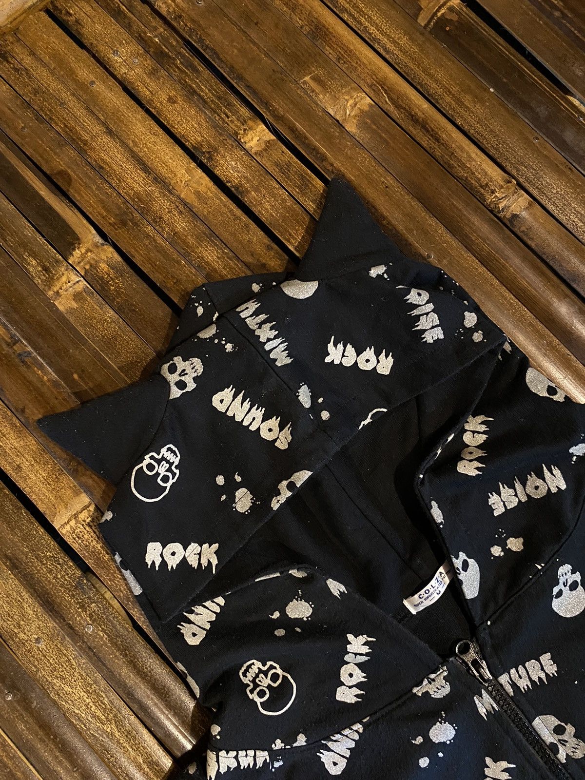 Japanese Brand C.O.L.Z.A SKULL HOODIE Size US M / EU 48-50 / 2 - 5 Thumbnail