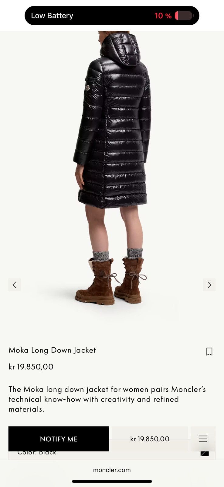 Moncler Moncler Moka Jacket Size S / US 4 / IT 40 - 21 Thumbnail