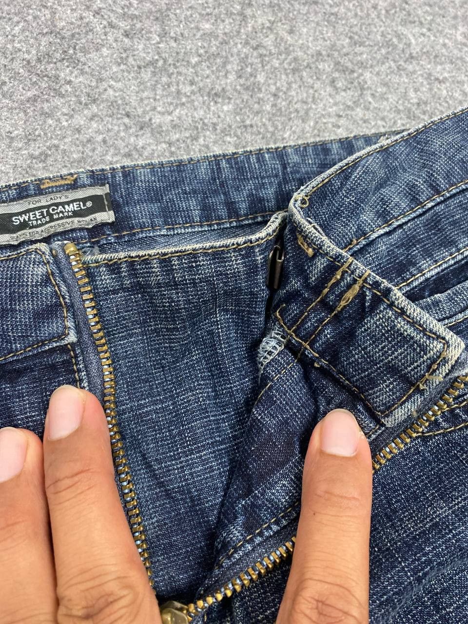 Japanese Brand vintage sweet camel japanese brands bootcut flare denim Size 34" / US 12 / IT 48 - 11 Thumbnail