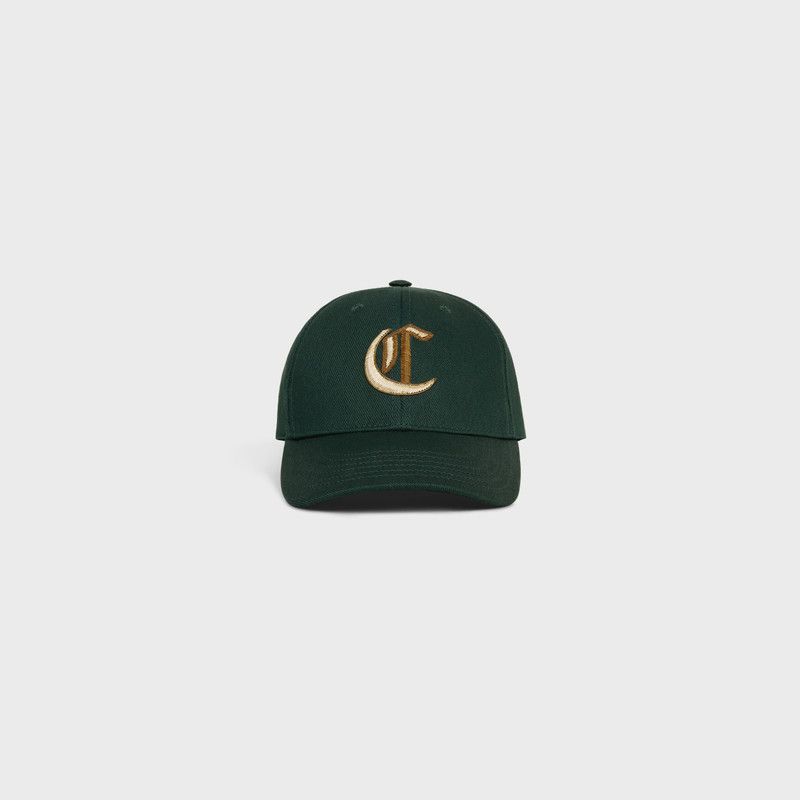 Celine o1w1db10526 AA05T0 Size : OS / Hat / Cap in Dark Green Size ONE SIZE - 2 Thumbnail