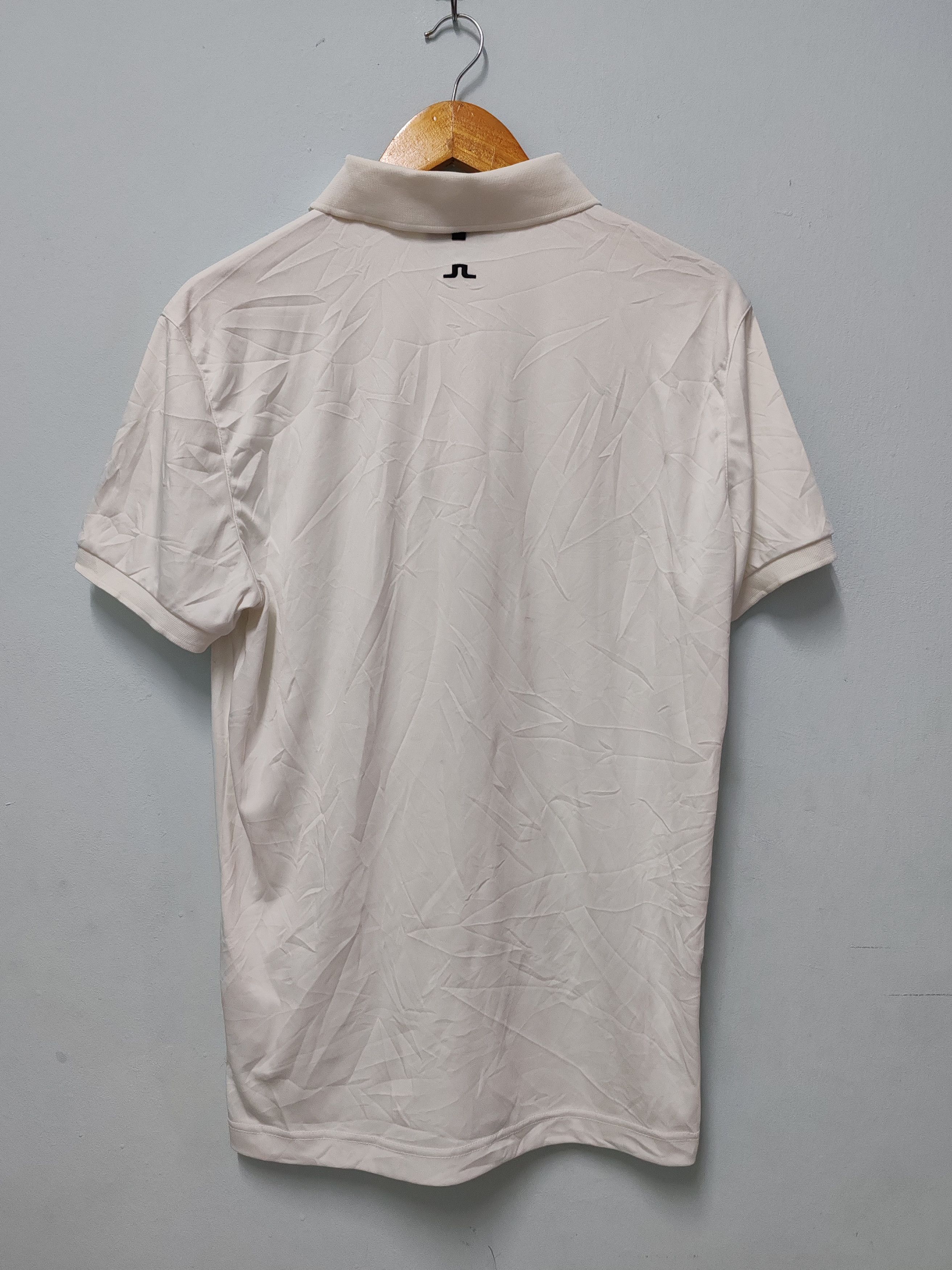 Designer J.Lindeberg Polo tee Shirt Regular Fit White Size US M / EU 48-50 / 2 - 3 Thumbnail