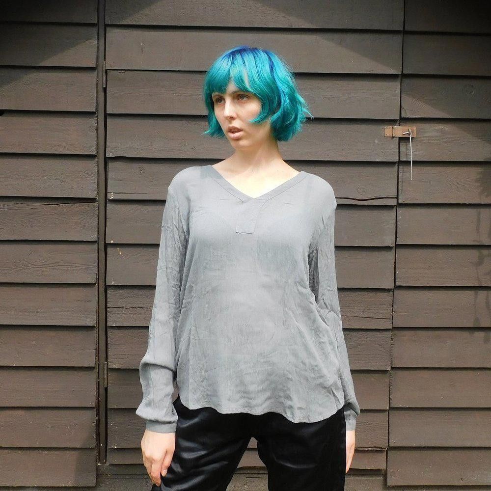 Designer Kaffe blouse with long sleeves Size L / US 10 / IT 46 - 1 Thumbnail