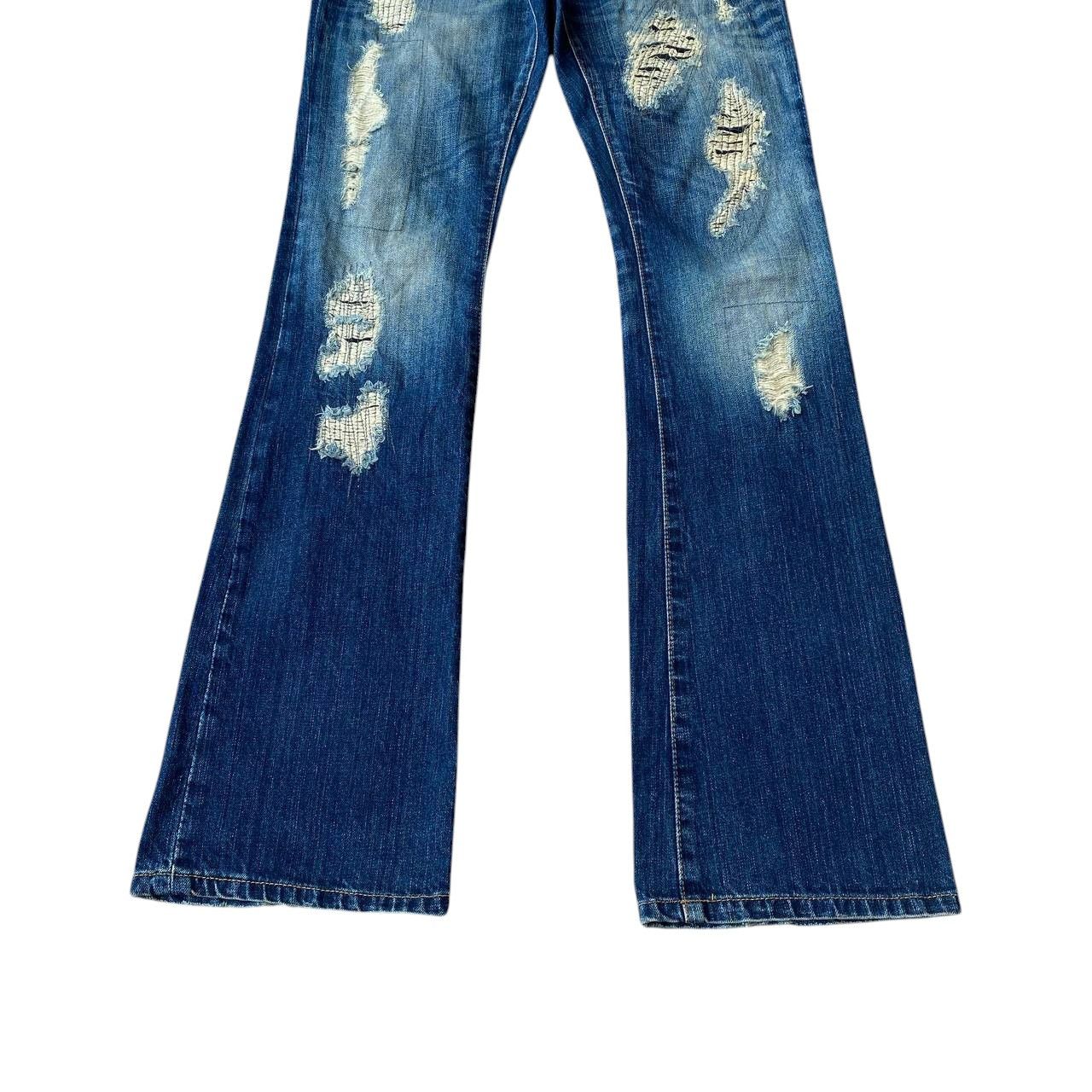 GOSTAR DE FUGA FLARED FUGA DISTRESSED DENIM BOOTCUT W29" Size US 30 / EU 46 - 6 Thumbnail