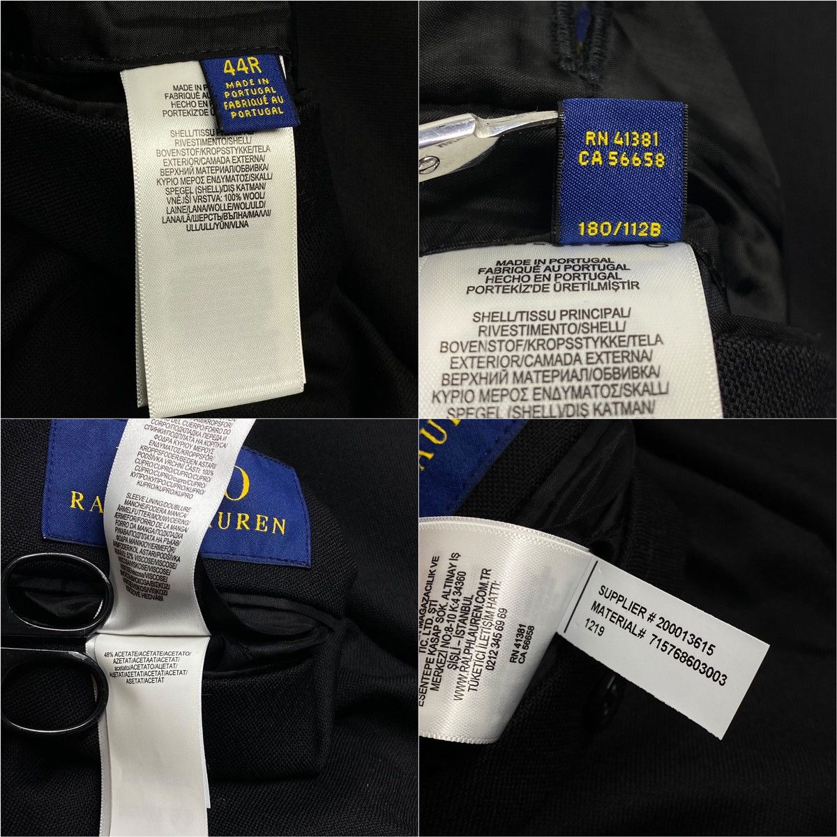 Polo Ralph Lauren Polo Ralph Lauren Black Traveler Suit Blazer Jacket Size 44R Size 44R - 19 Thumbnail