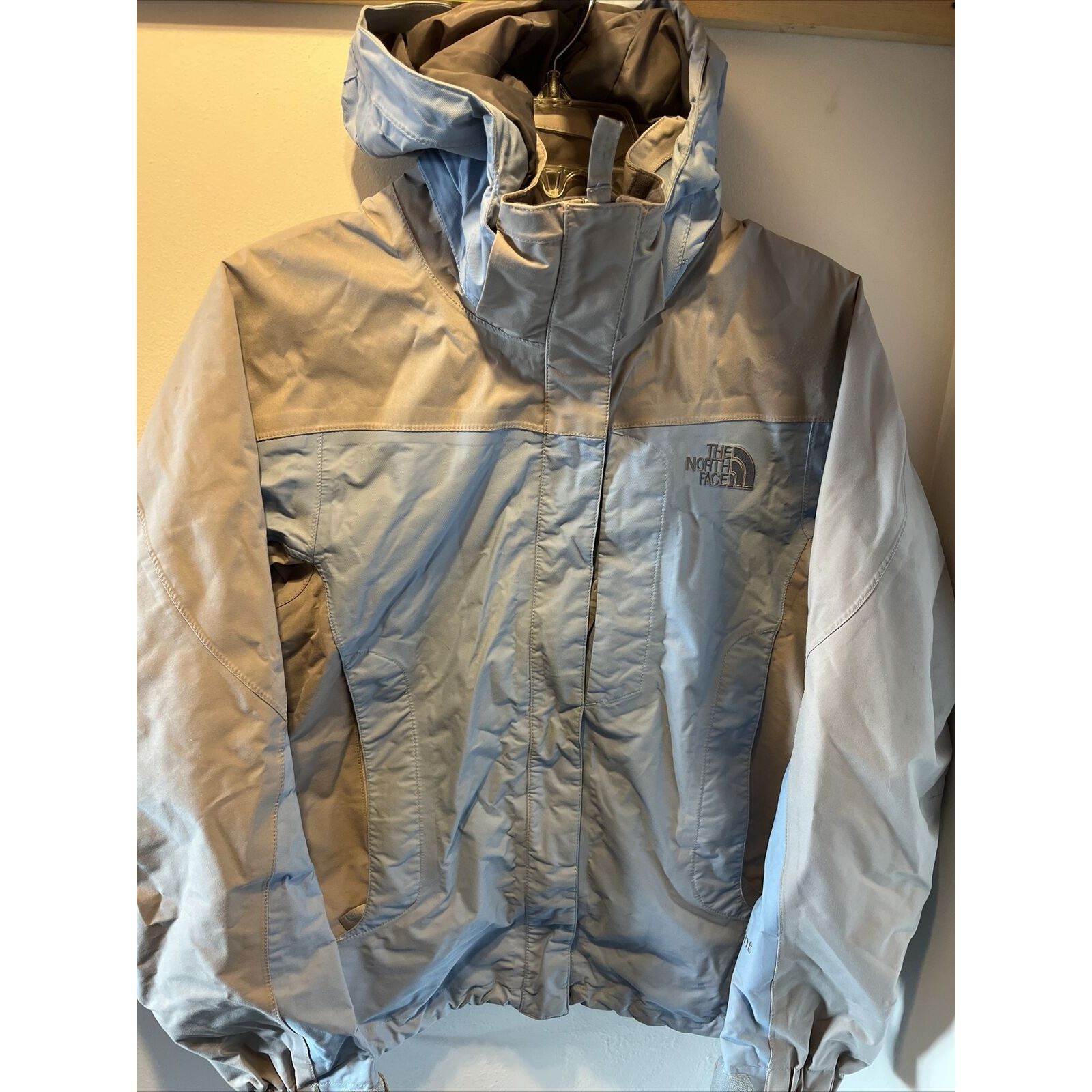 The North Face The North Face Women’s S Light Blue Venture LS Hooded Coat Size S / US 4 / IT 40 - 2 Thumbnail