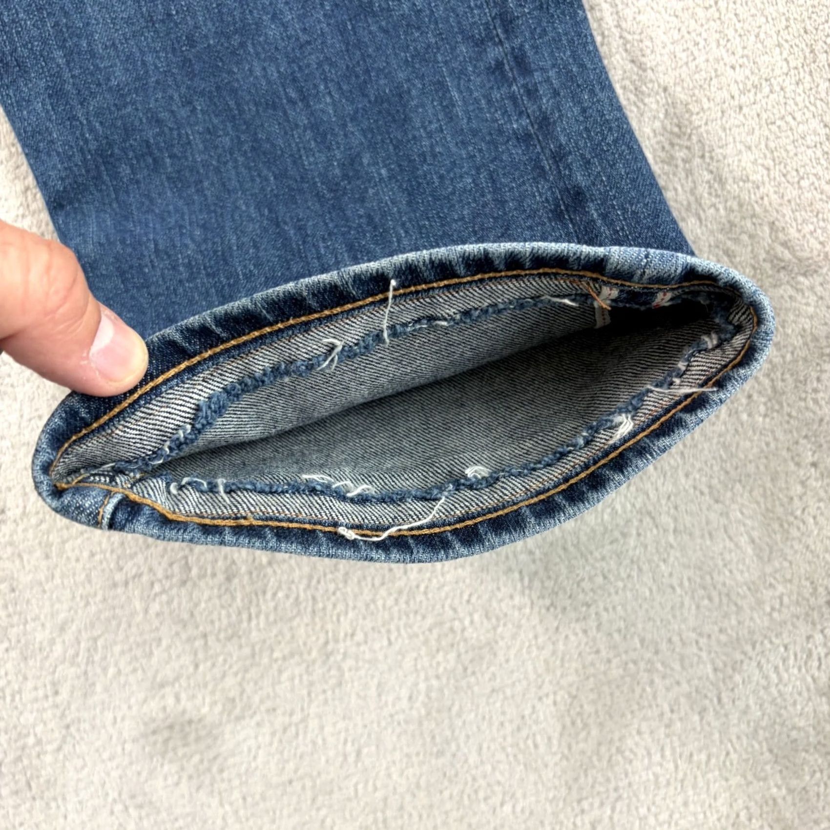 KATO Hiroshi Kato The Pen Slim Japanese 10.5oz Selvedge Jeans in Rain Wash Men 34x28 Size US 34 / EU 50 - 6 Thumbnail
