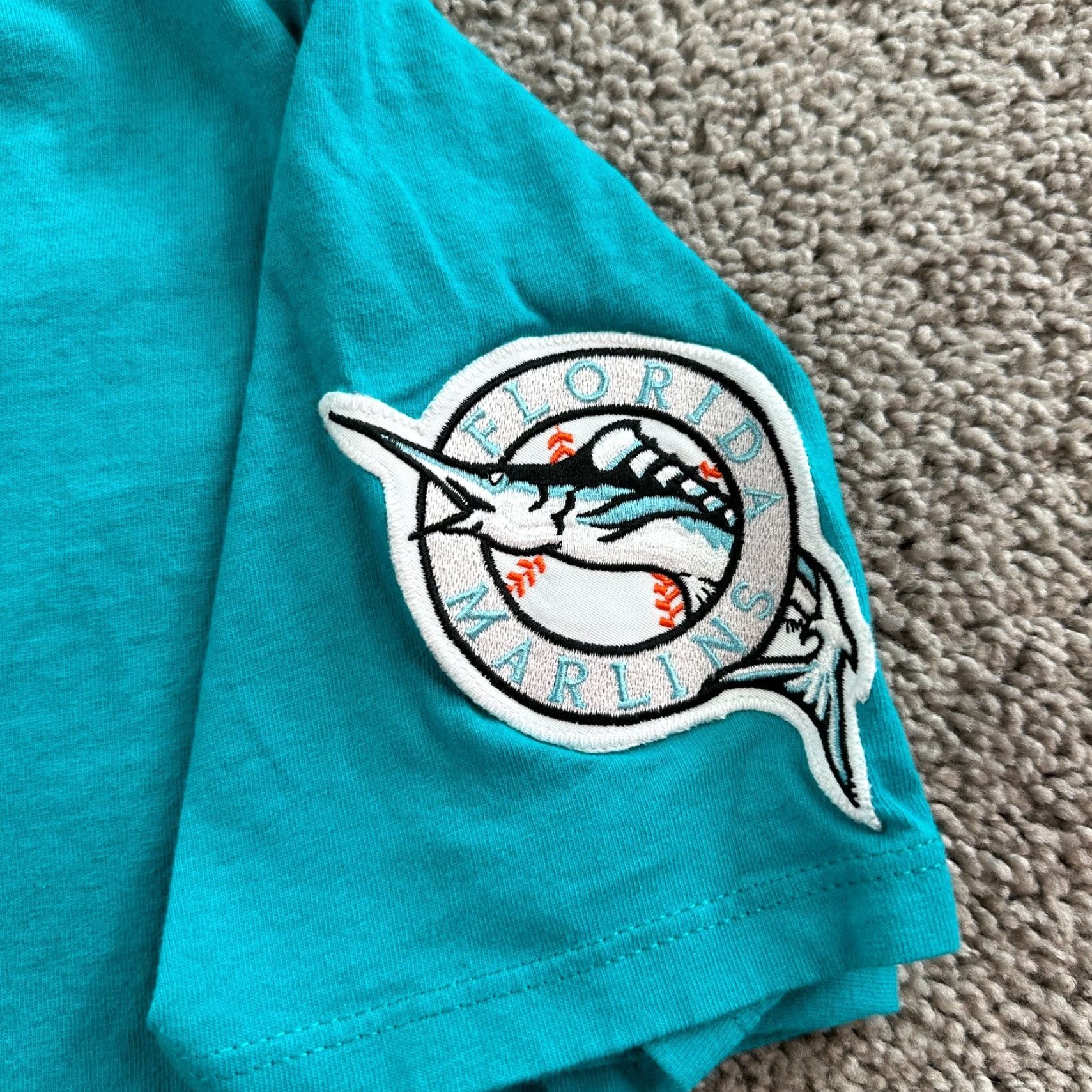 Russell Athletic VINTAGE Russell Athletic Shirt Mens L Green Blue Baseball Patch Short Sleeve Shirt MENS L Green Russell Athletic Shirt Size US L / EU 52-54 / 3 - 3 Thumbnail