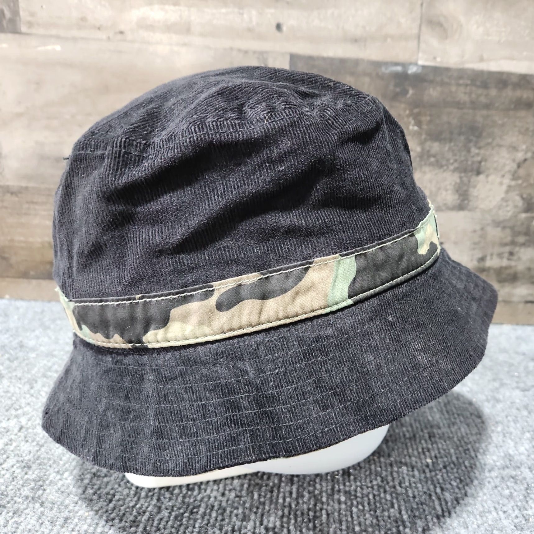 Vintage Stay Official USA Bucket Hat Large-XL Black & Camo Trim Under Bill NWT Unisex Adults Cap Size ONE SIZE - 6 Thumbnail