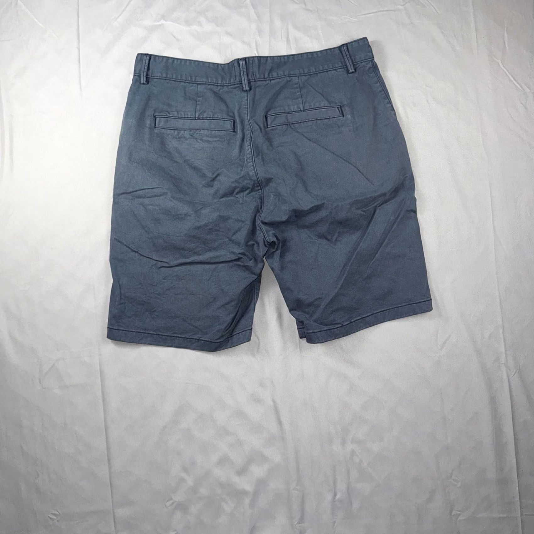 Flint And Tinder Flint And Tinder Mens Shorts Blue 33 Chino - Regular Fit Casual Cotton & Polyester Size US 33 - 2 Thumbnail