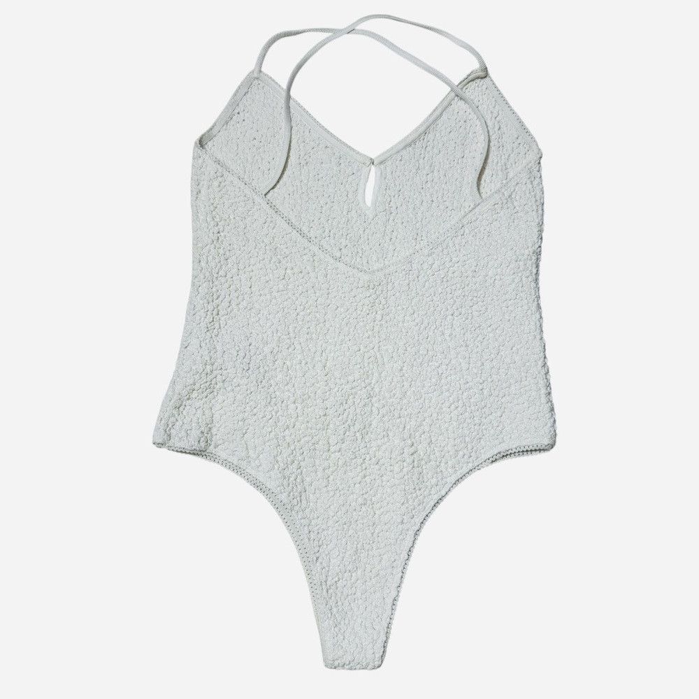 Free People NWT New Free People Seaside Marshmallow White Bodysuit Size Size M / US 6-8 / IT 42-44 - 3 Thumbnail
