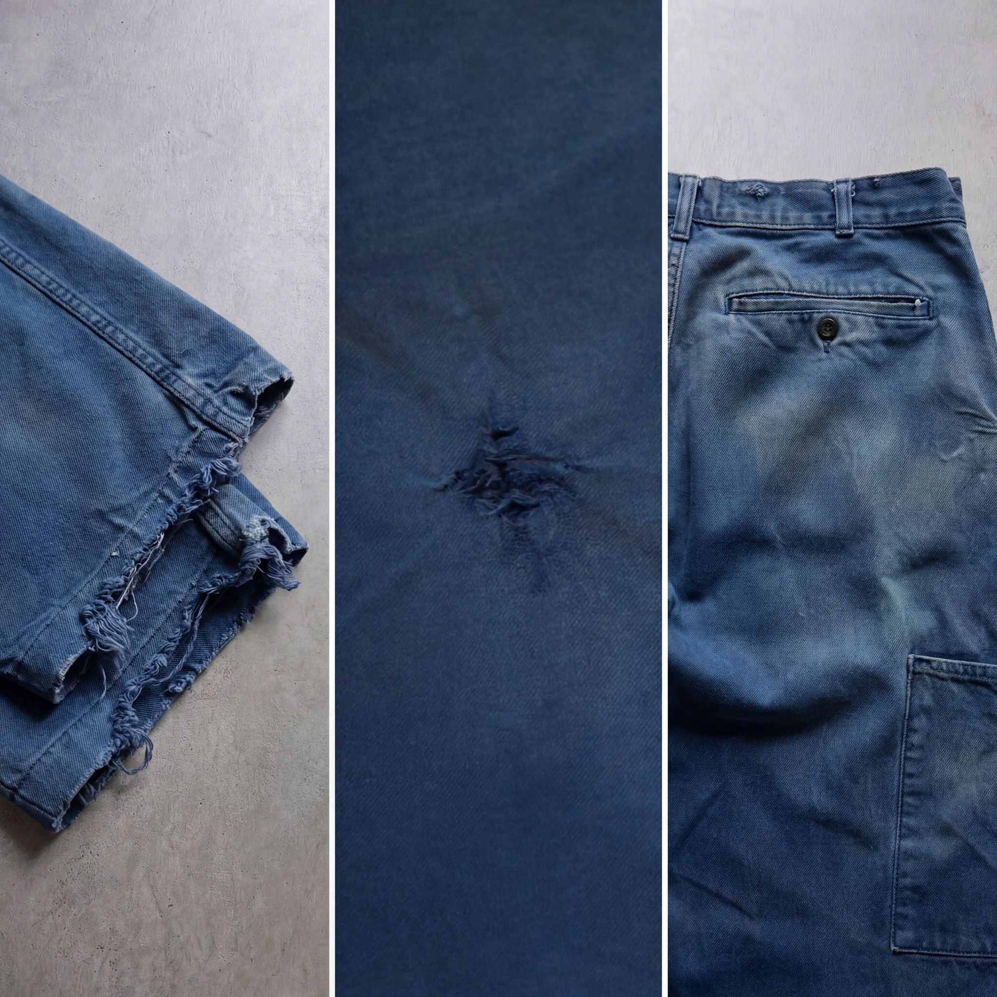 Vintage Vintage 50s French Workwear Pant Size US 30 / EU 46 - 3 Thumbnail