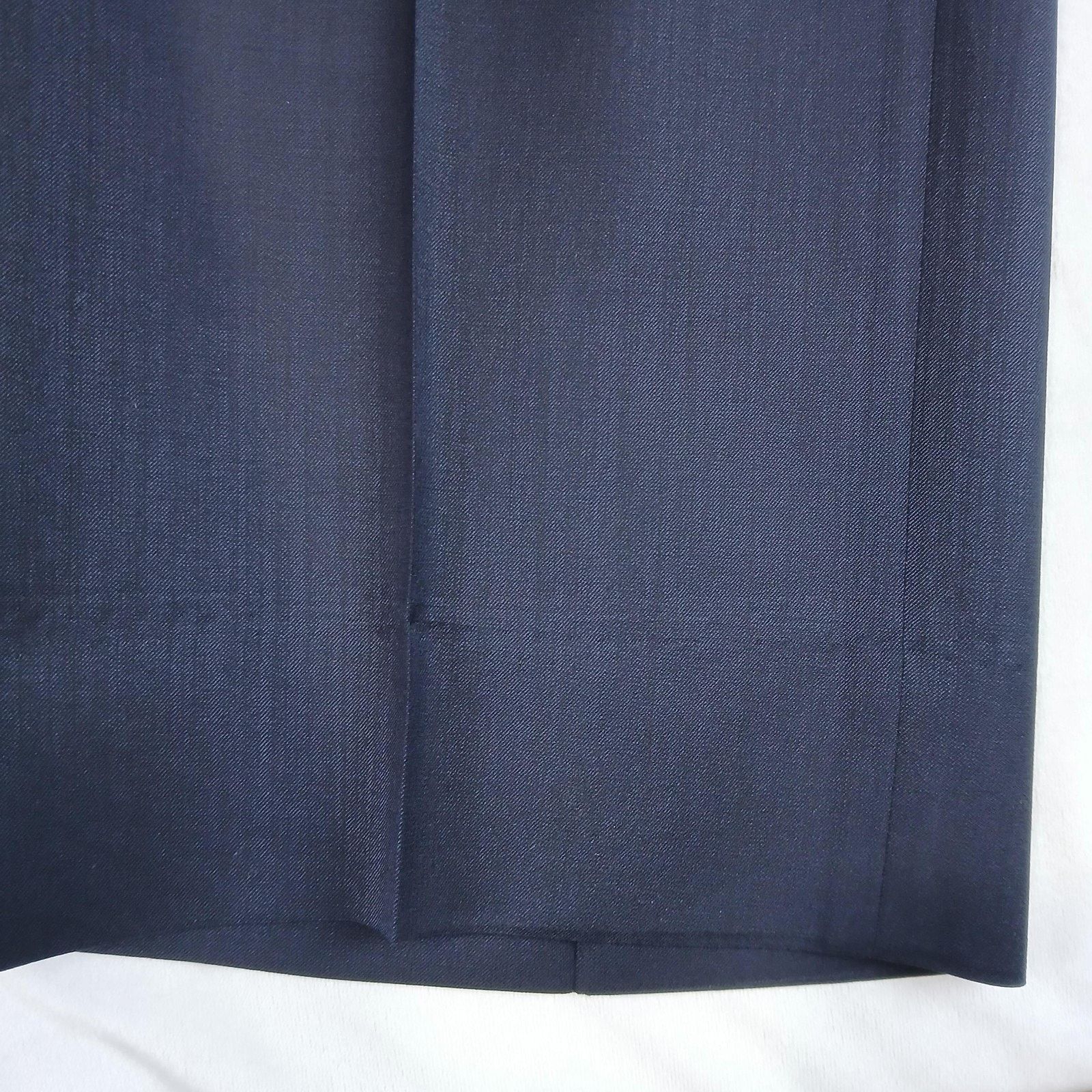 Ermenegildo Zegna Ermenegildo Zegna Cloth Suit Mens 46 Long 38x32 Navy Blue Size 46L - 18 Thumbnail