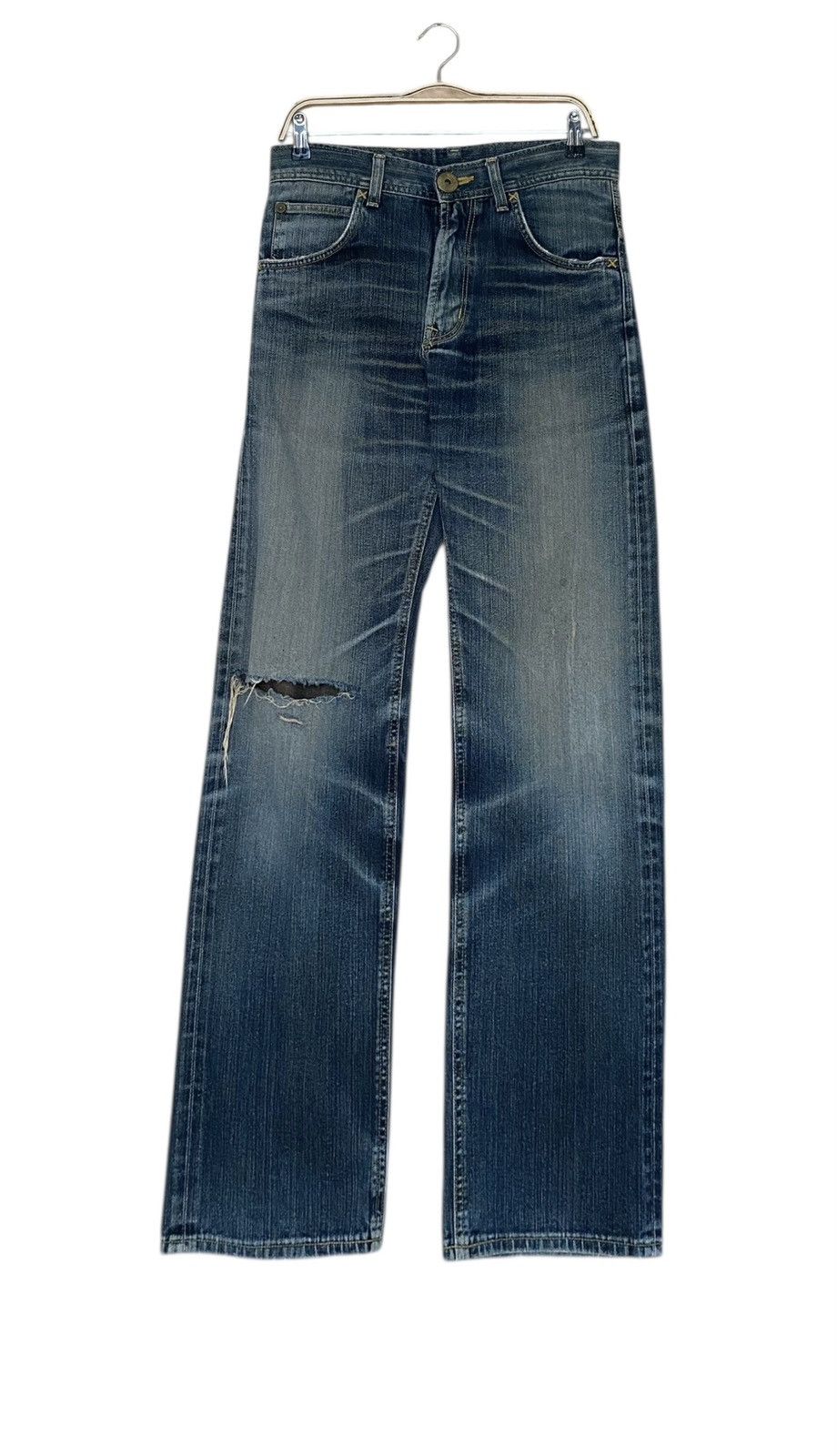 Lee × Vintage Vintage Brand Lee Buckle Back Jeans 1990s Size US 29 - 1 Thumbnail