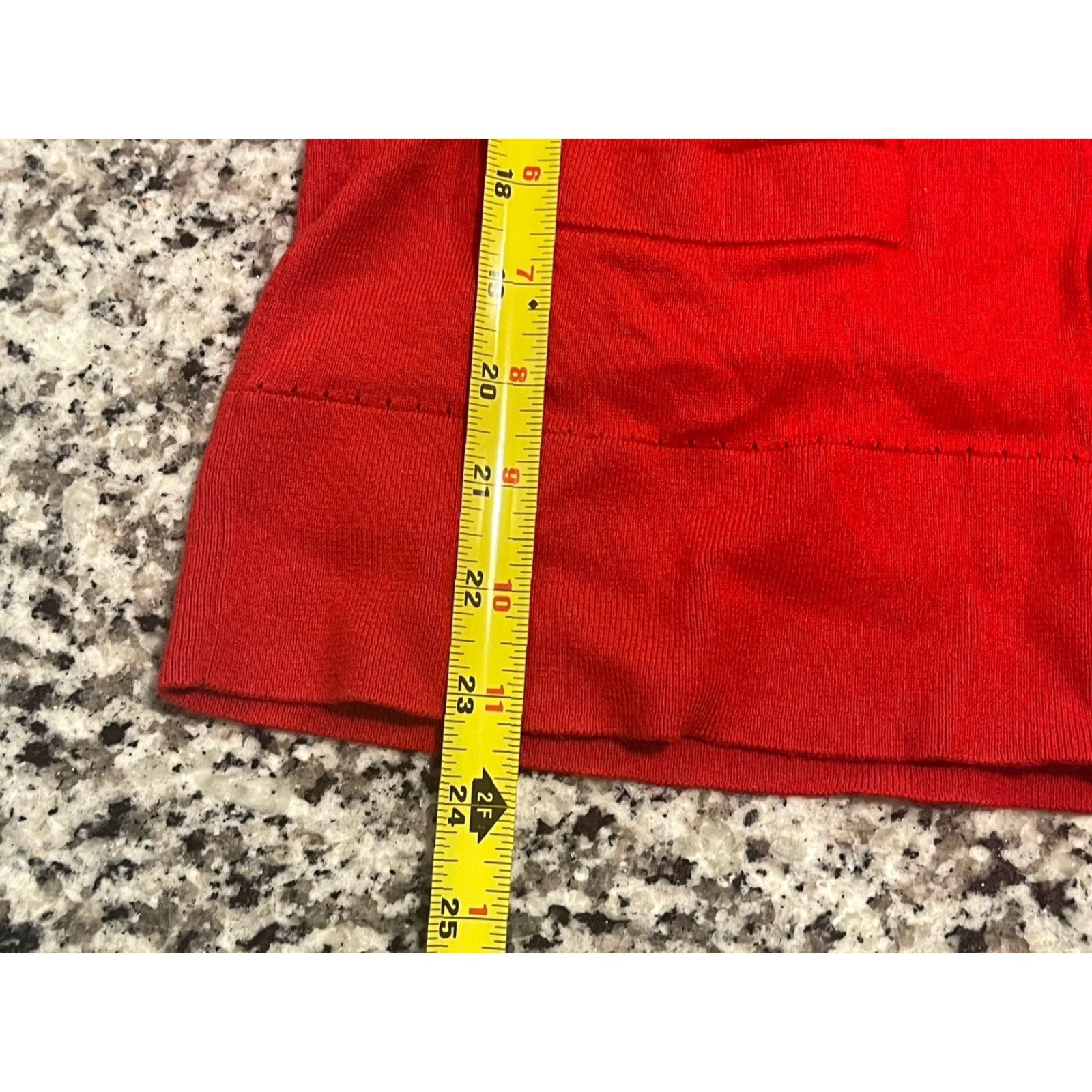 Vintage VINTAGE Kate Spade Women’s Cardigan Sweater Small Red Long Sleeve Knit Casual Office Christmas Size S / US 4 / IT 40 - 3 Thumbnail