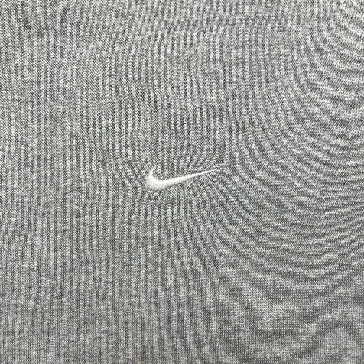 Nike Vintage Nike Gray Hoodie Pocket Swoosh Streetwear Y2K Size US M / EU 48-50 / 2 - 4 Thumbnail