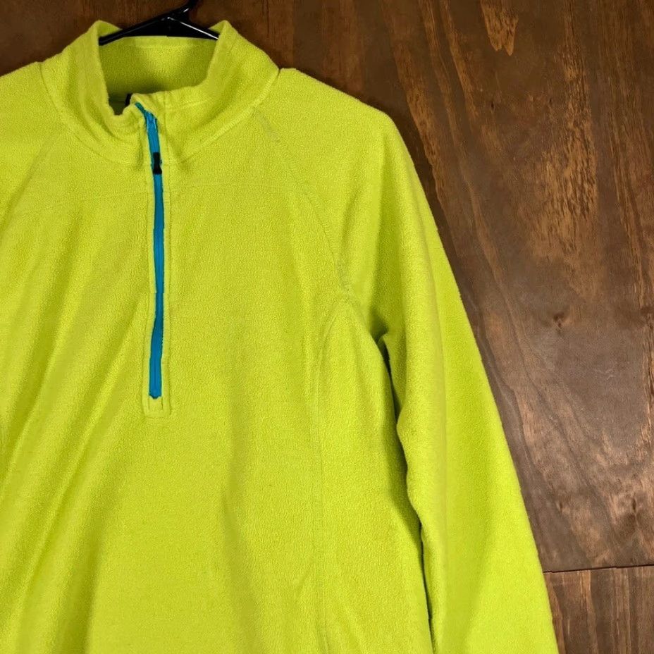 Eddie Bauer Eddie Bauer Womens Sweater Lime Blue Pullover Fleece 1/4 Zip Long Sleeve XL Size XL / US 12-14 / IT 48-50 - 5 Thumbnail
