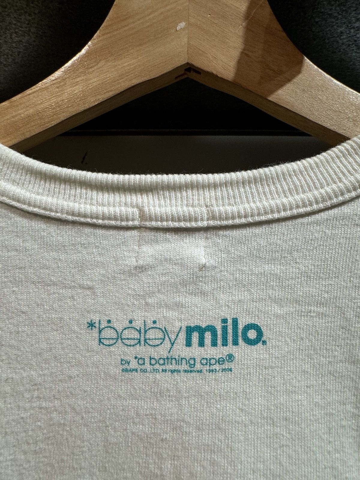 Bape Vintage 2006 Baby Milo Liberty White Tee Size US M / EU 48-50 / 2 - 9 Thumbnail