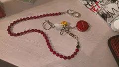 Jewelry Hirasawa x Ruuko Red Gem Pant Chain Size ONE SIZE - 5 Thumbnail