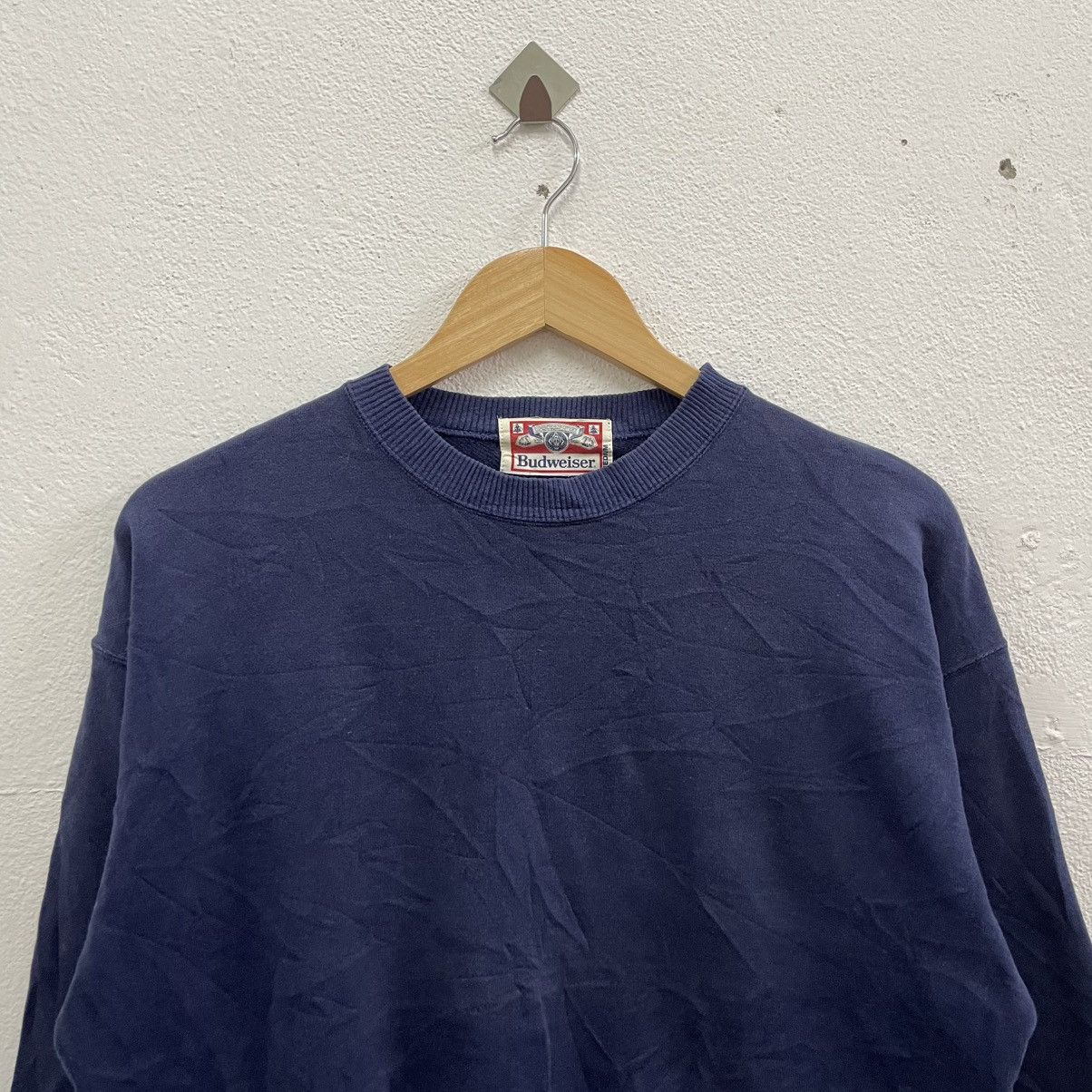Budweiser × Vintage 🔥Vintage Budweiser Drinking Big Logo Sweatshirts Size US S / EU 44-46 / 1 - 3 Thumbnail