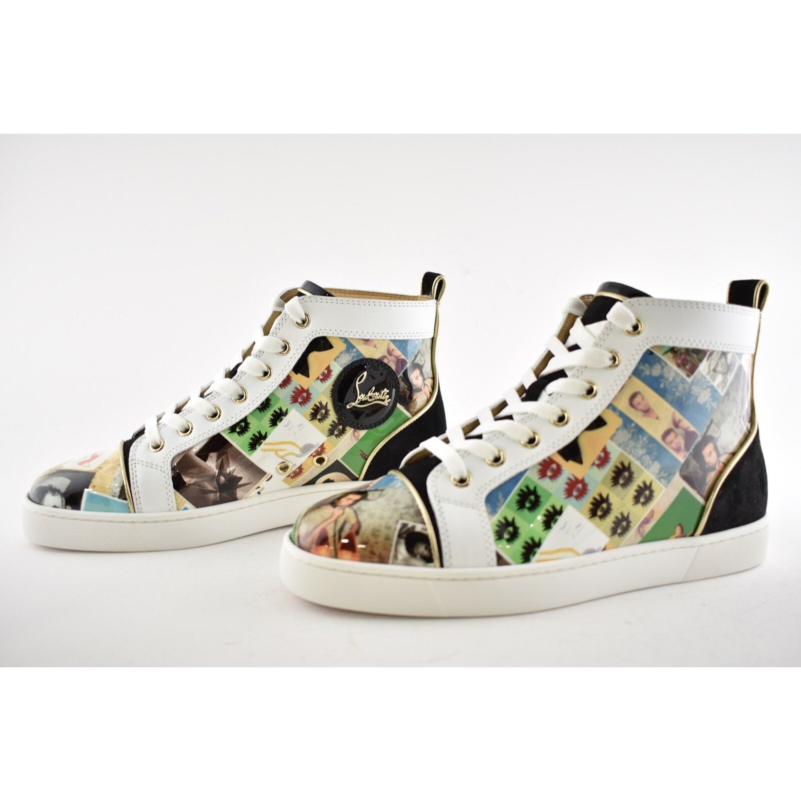 Christian Louboutin Christian Louboutin Mens Louis Orlato Flat Patent Collage Size US 7 / EU 40 - 9 Thumbnail