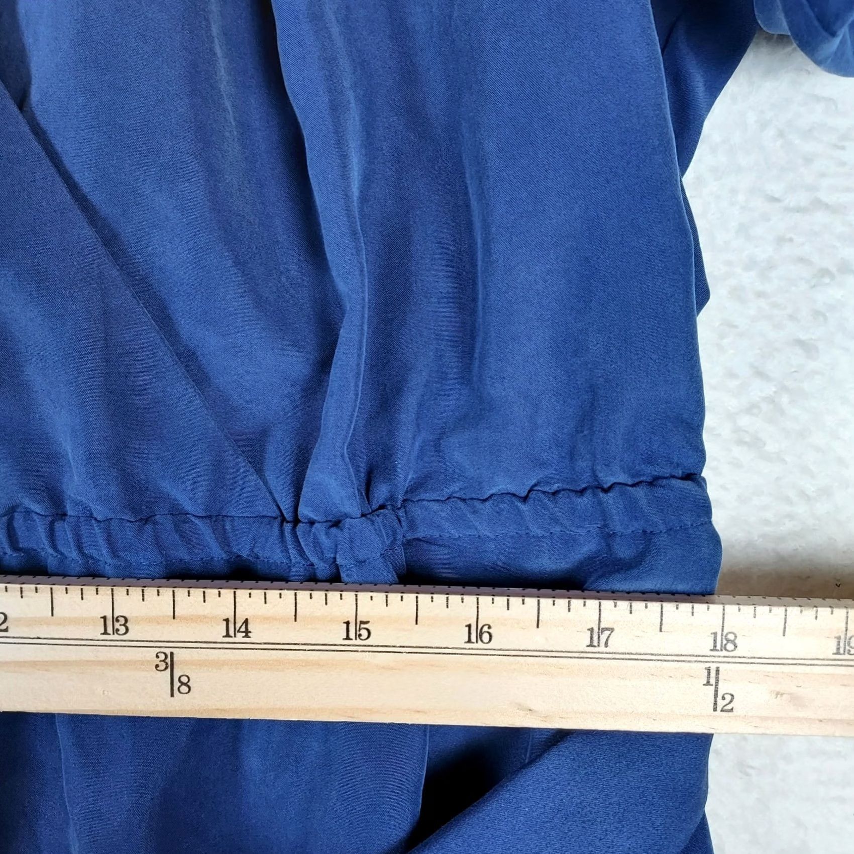 Loft LOFT Ann Taylor Womens Shirt Dress Size 14 Belted Wrap Blue Size XL / US 12-14 / IT 48-50 - 5 Thumbnail