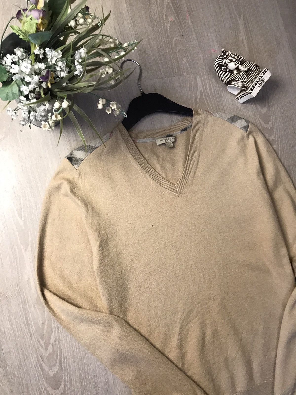 Burberry × Burberry Prorsum Burberry Brit V-neck Wool knitwear Size US L / EU 52-54 / 3 - 4 Thumbnail