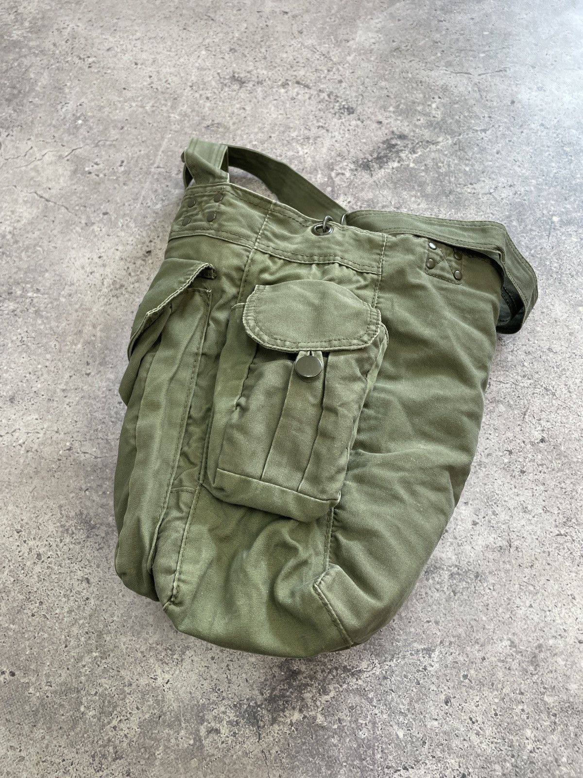 Diesel Vintage 00s Like Diesel multi pocket Denim messenger Bag Size ONE SIZE - 5 Thumbnail