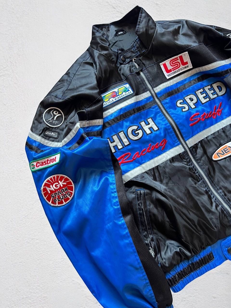 Japanese Brand × Vintage VINTAGE RACING JACKET HIGH SPEED MOTOBIKE PROTECTIVE ARMOR Size US L / EU 52-54 / 3 - 3 Thumbnail