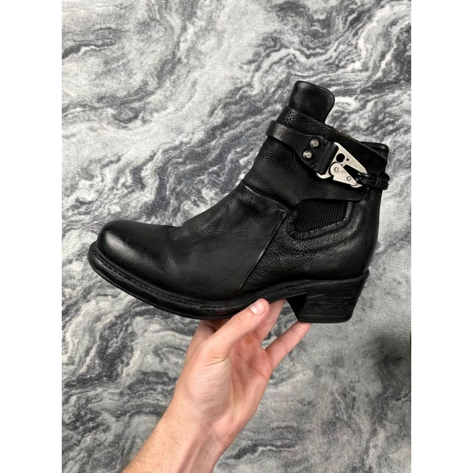 A.S.98 A.S.98 Airstep Women Boot Black Leather With Heels Size 39 Size US 8 / IT 38 - 4 Thumbnail