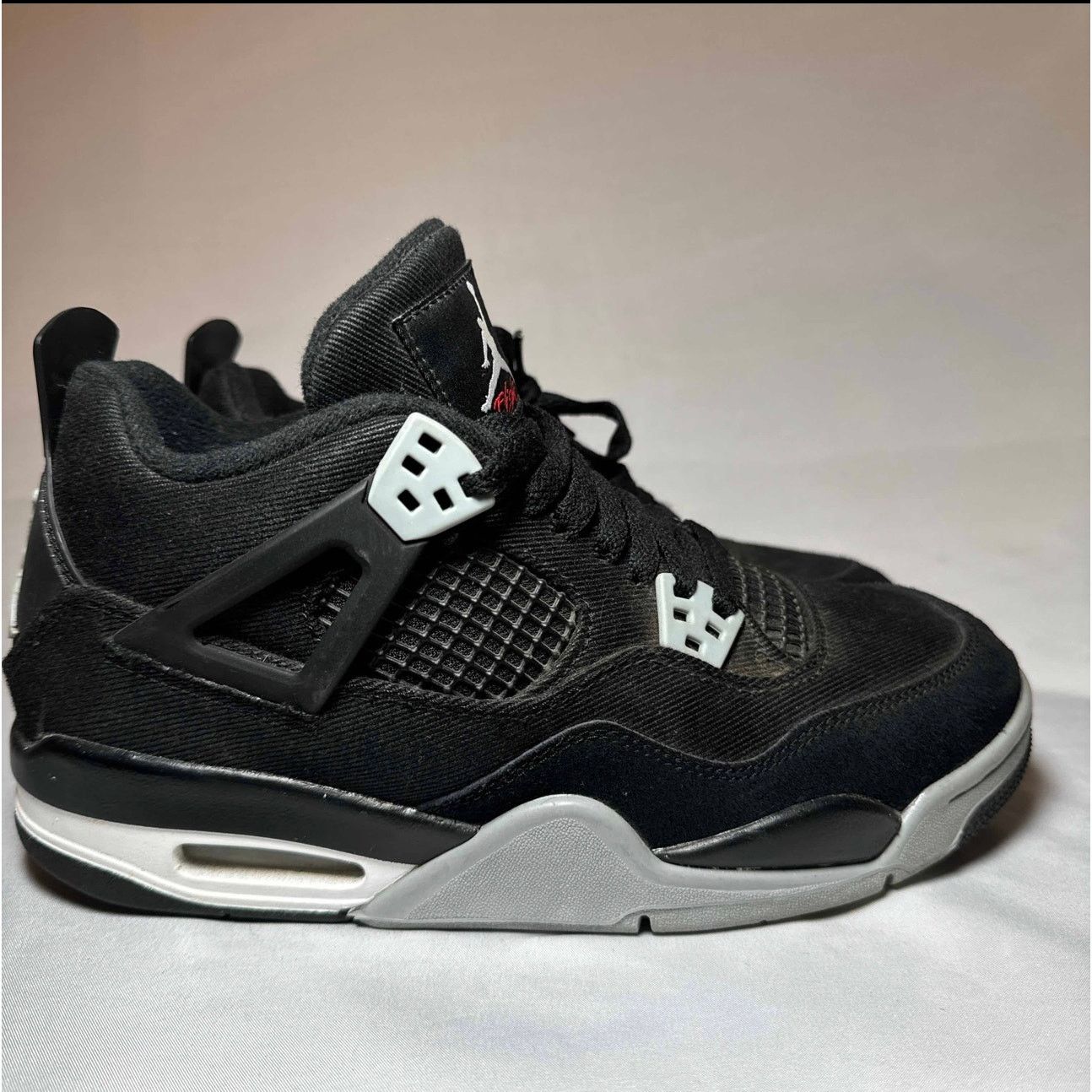 Jordan Brand × Nike Size 7 - Air Jordan 4 Retro SE GS Black Canvas Men's Shoes Size US 7 / EU 40 - 1 Thumbnail