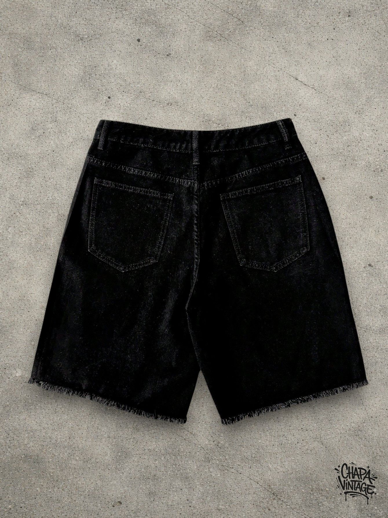 Vintage Diamond ripped shorts Size US 32 / EU 48 - 2 Thumbnail