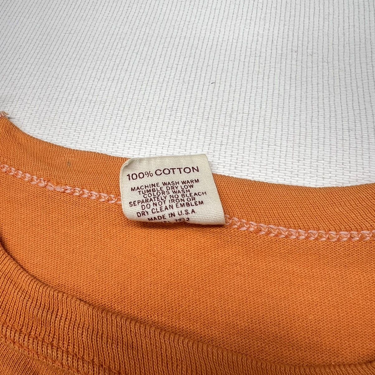 Russell Athletic × Vintage Russell Athletic Tee Shirt Orange Architect Single Stitch Size US M / EU 48-50 / 2 - 12 Thumbnail