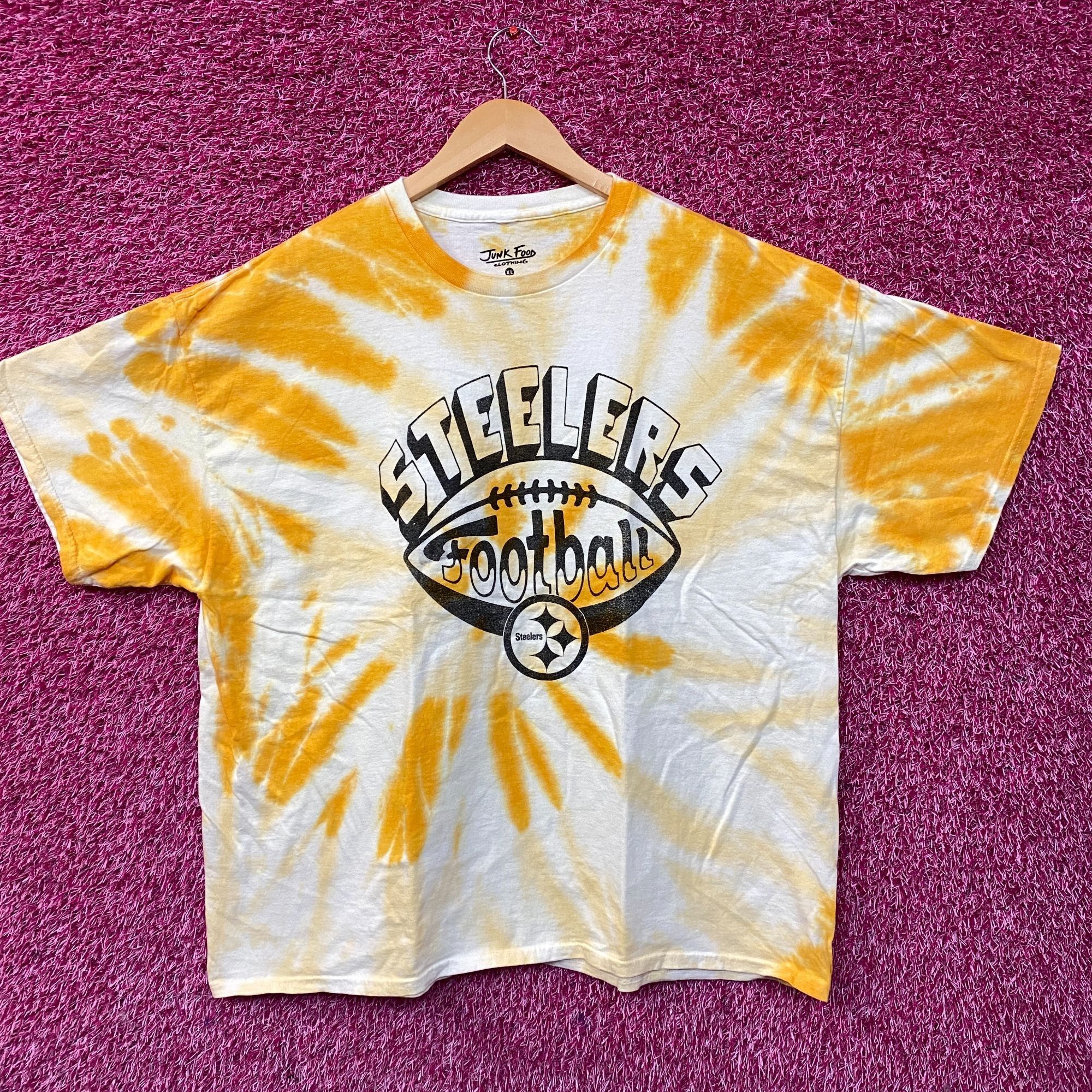 Junk Food Junk Food Pittsburgh Steelers Football Tie Dye T-Shirt XL Size US XL / EU 56 / 4 - 1 Thumbnail