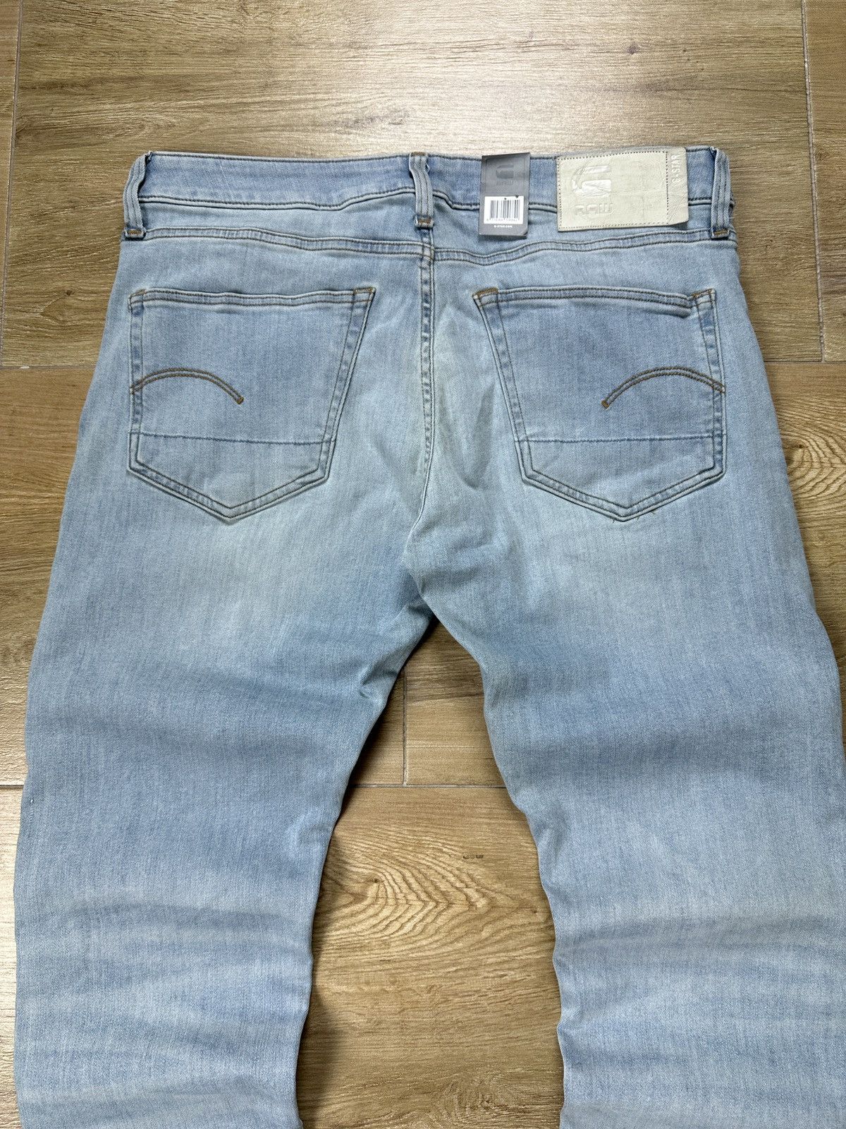 G-Star NEW🏷️ G-Star Raw 3301 Deconstructed Slim Denim Jeans Size US 33 - 9 Thumbnail