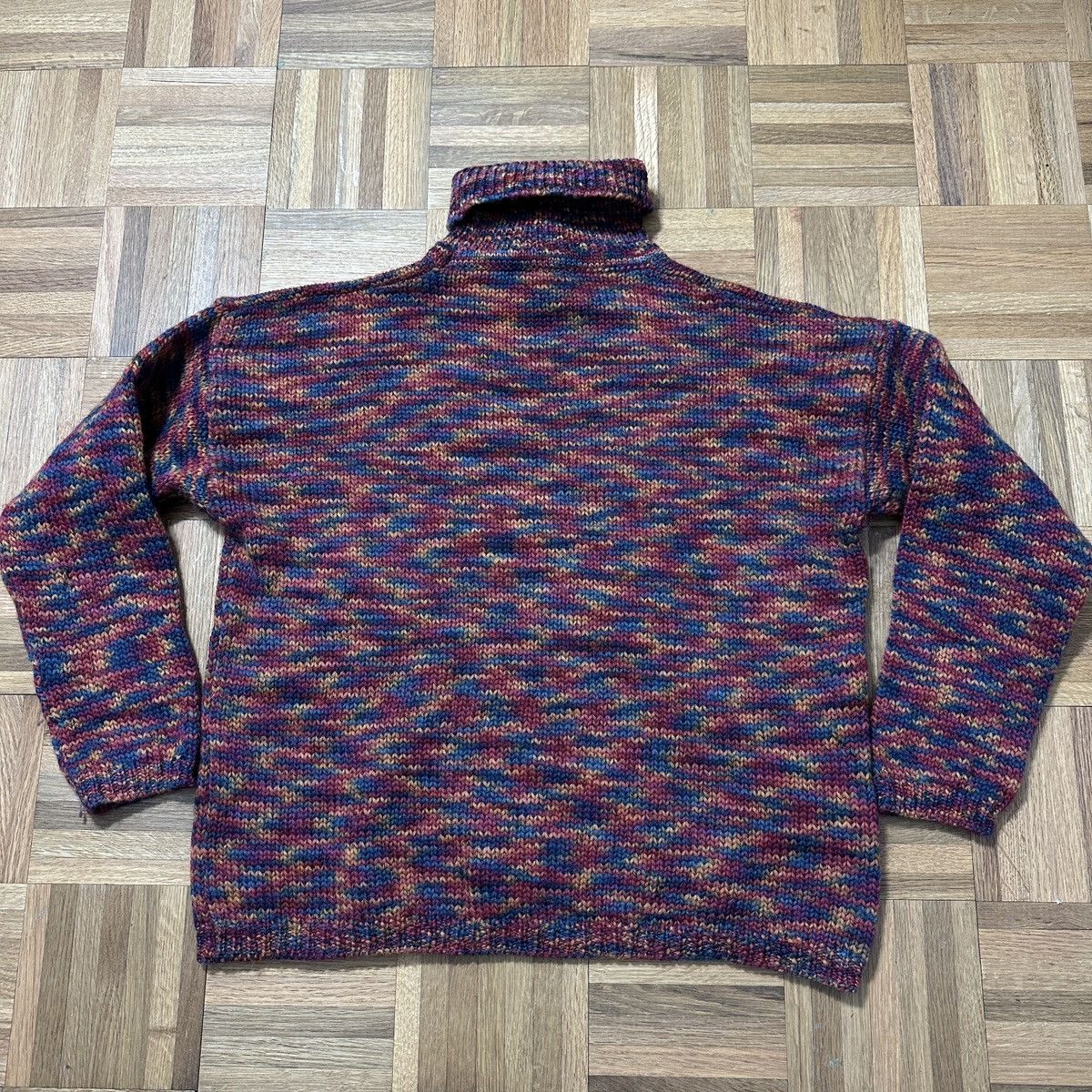 Express Vintage Express Tricot wool turtleneck sweater Size US M / EU 48-50 / 2 - 2 Thumbnail