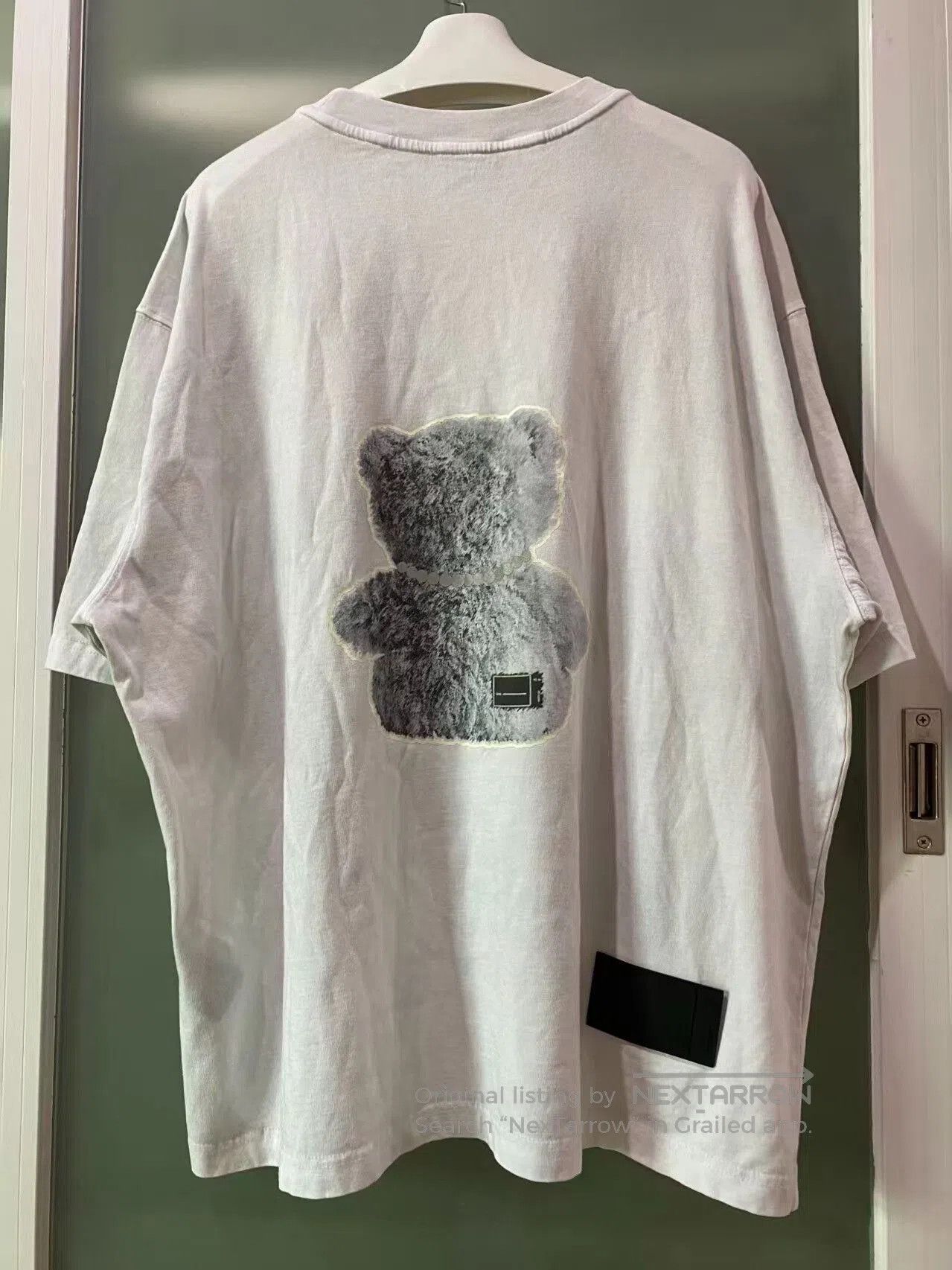 WE11DONE reflective teddy bear short sleeve t-shirt. Size US M / EU 48-50 / 2 - 2 Thumbnail
