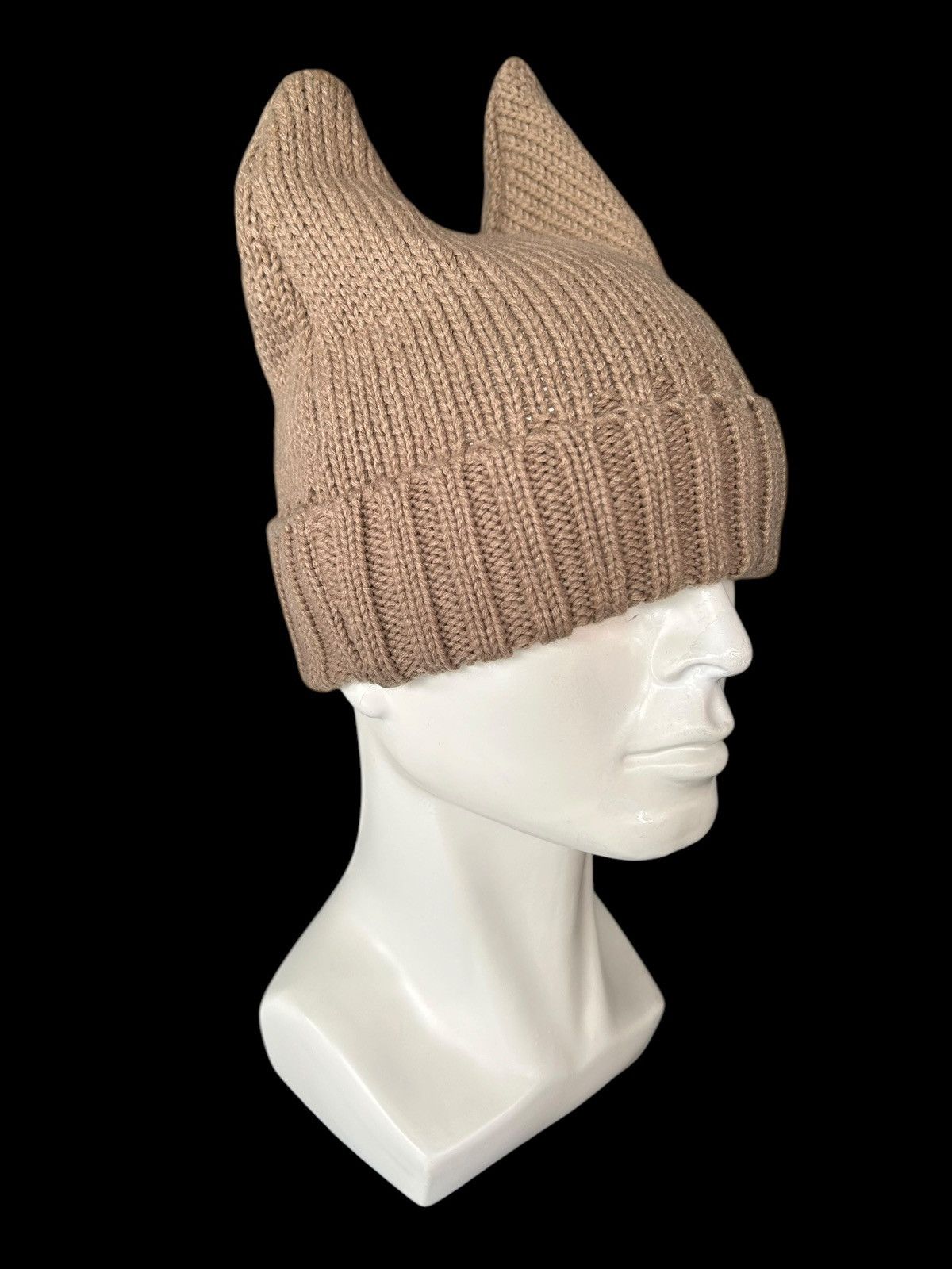 14th Addiction × Japanese Brand × Le Grande Bleu (L.G.B.) Japanese Horn Devil Knitted Beanie Hats ☠️ Size ONE SIZE - 8 Thumbnail
