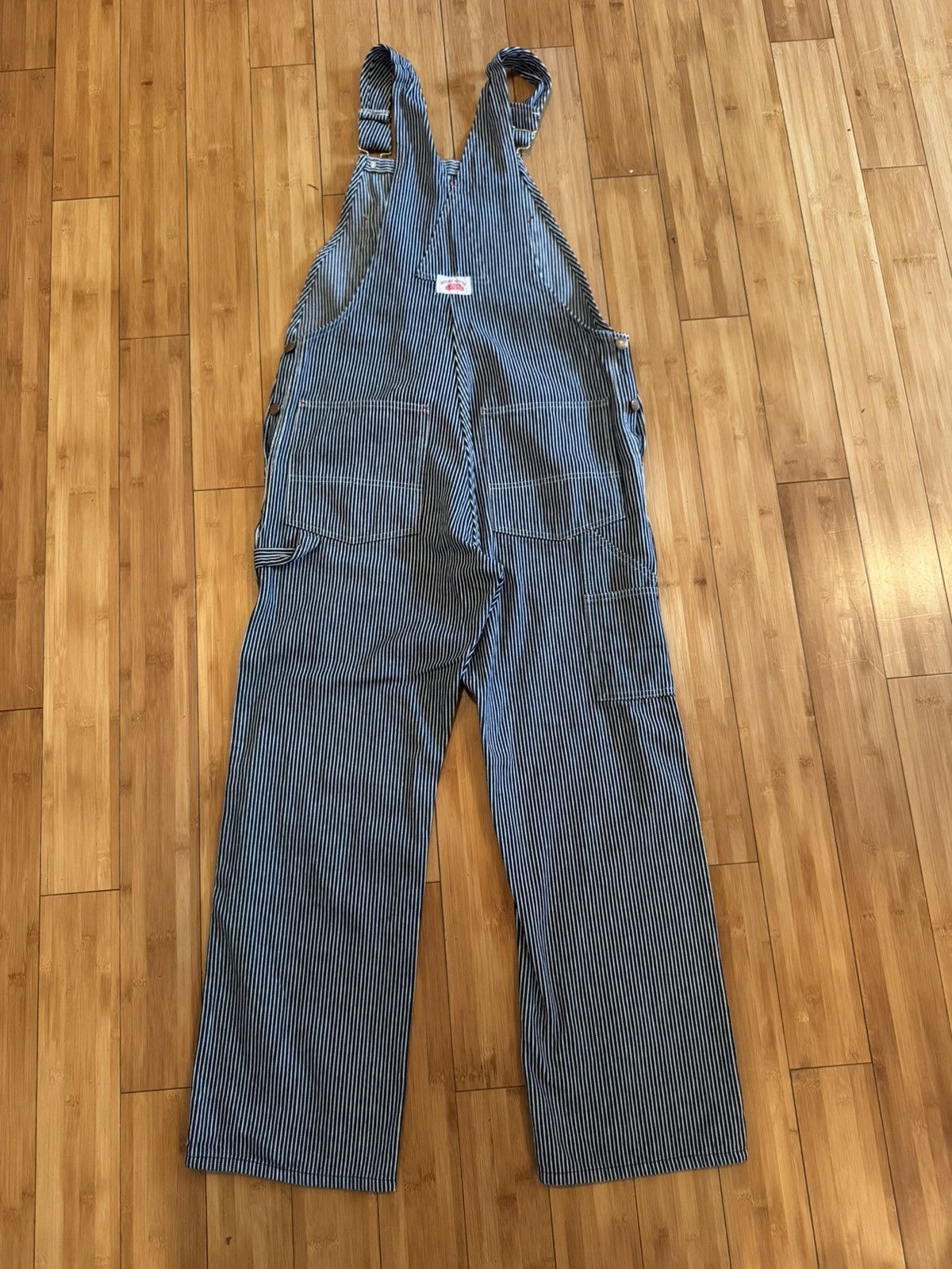 Other Round House Striped Overalls Size US 33 - 10 Thumbnail