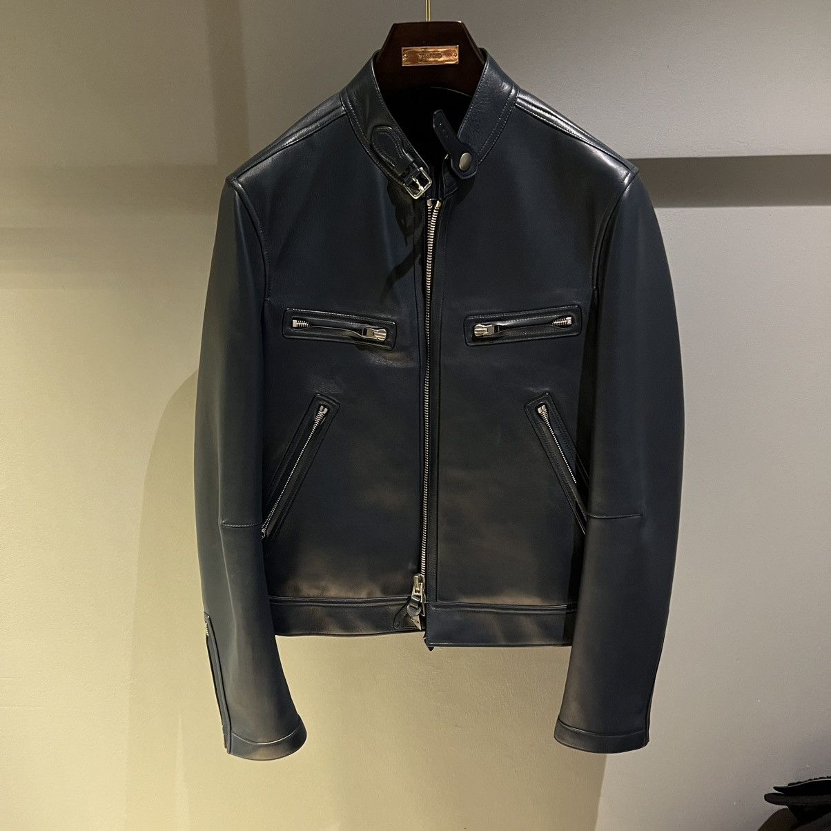 Tom Ford Tom Ford Leather Jacket in Medium Size US M / EU 48-50 / 2 - 2 Thumbnail