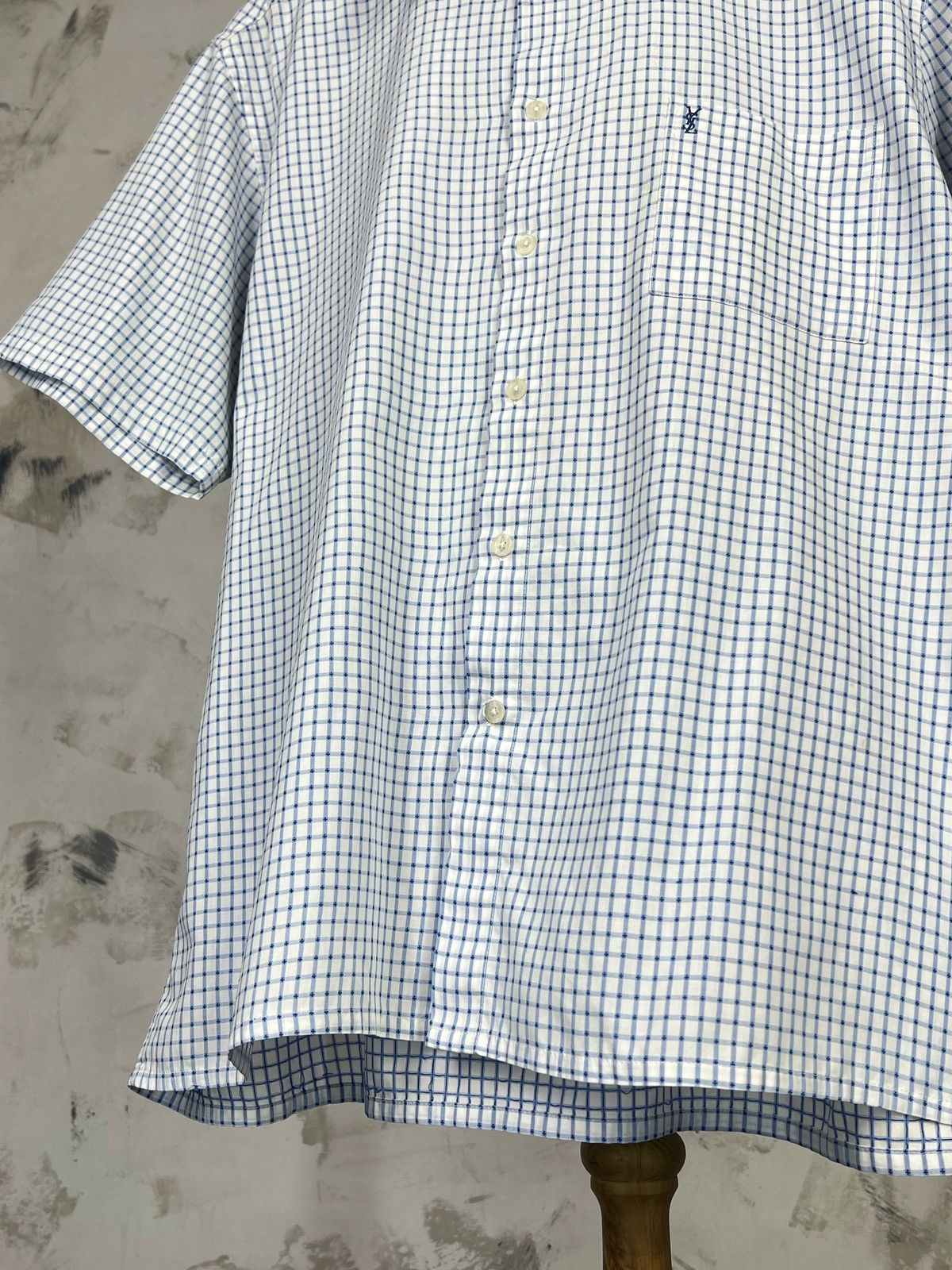 Yves Saint Laurent Yves Saint Laurent Pour Homme Short Sleeve Shirt L - XL Size US XL / EU 56 / 4 - 3 Thumbnail