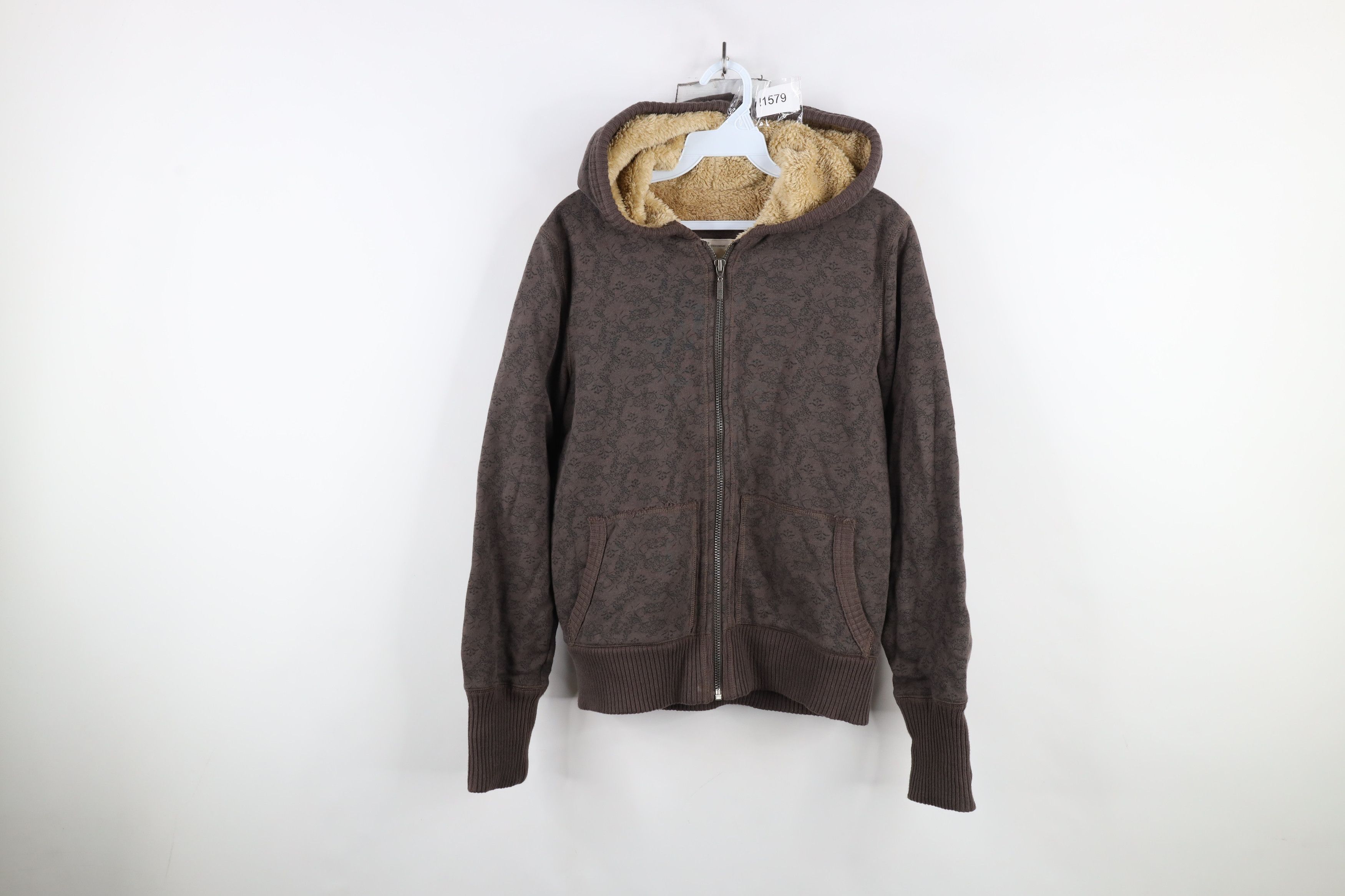 Aeropostale × Vintage Vintage 90s Y2K Aeropostale Deep Pile Fleece Lined Hoodie Size L / US 10 / IT 46 - 1 Thumbnail