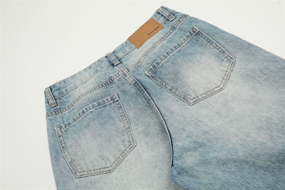 Japanese Brand × Jean Men's high street punk retro distressed gradient loose jeans Size US 32 / EU 48 - 6 Thumbnail