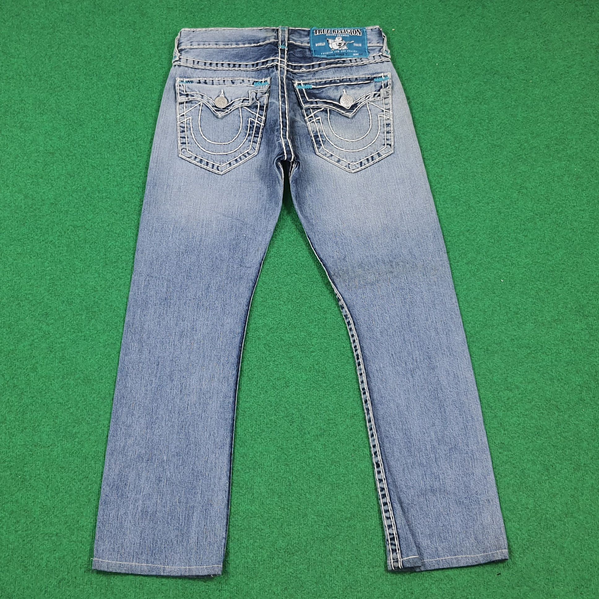 True Religion Vintage True Religion Ricky Super T Jeans C297N10 Size US 31 - 3 Thumbnail