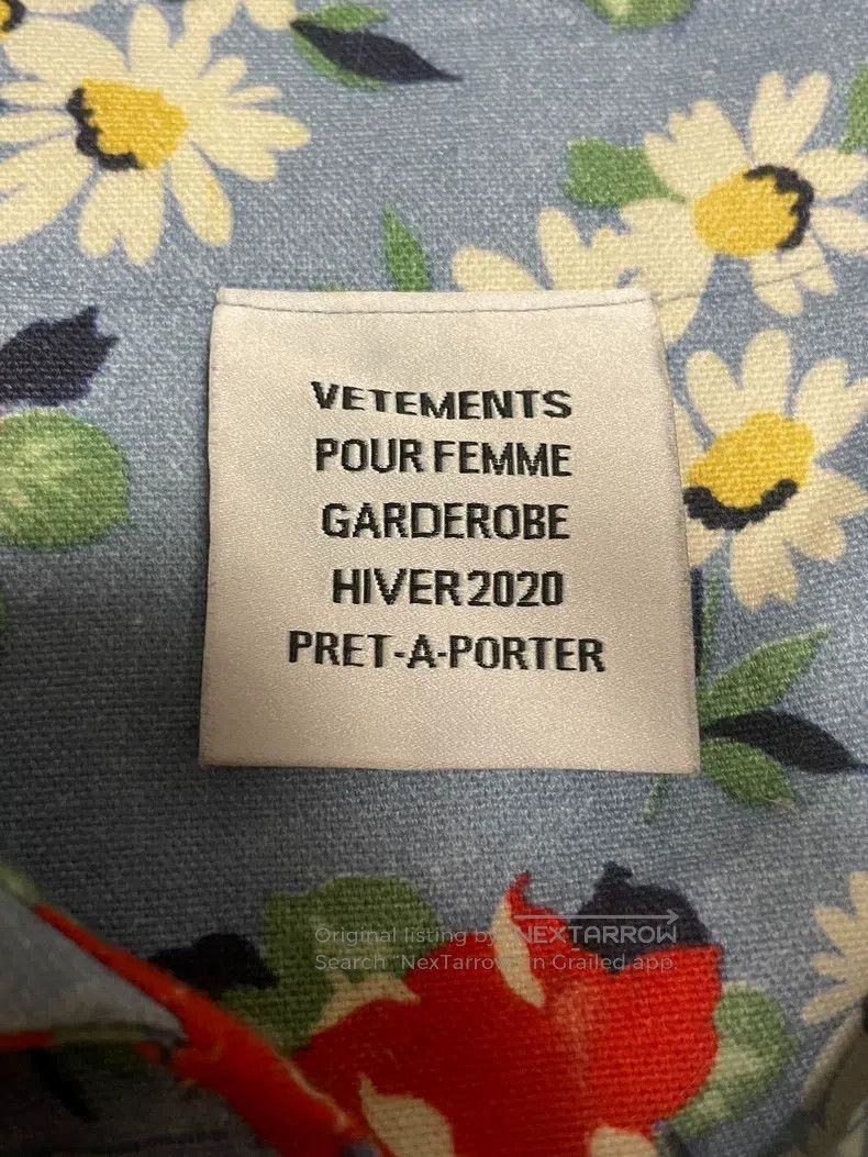 Vetements Vetements Floral Shirt Size US XS / EU 42 / 0 - 3 Thumbnail