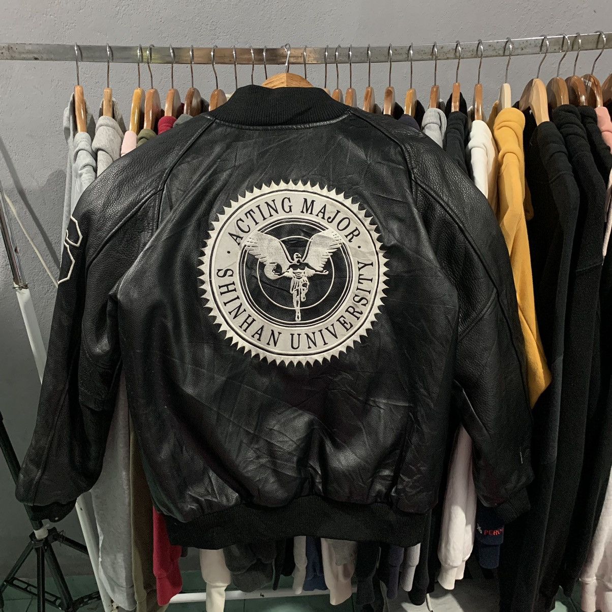 Leather Varsity Jacket x Fully Leather Size US M / EU 48-50 / 2 - 1 Thumbnail